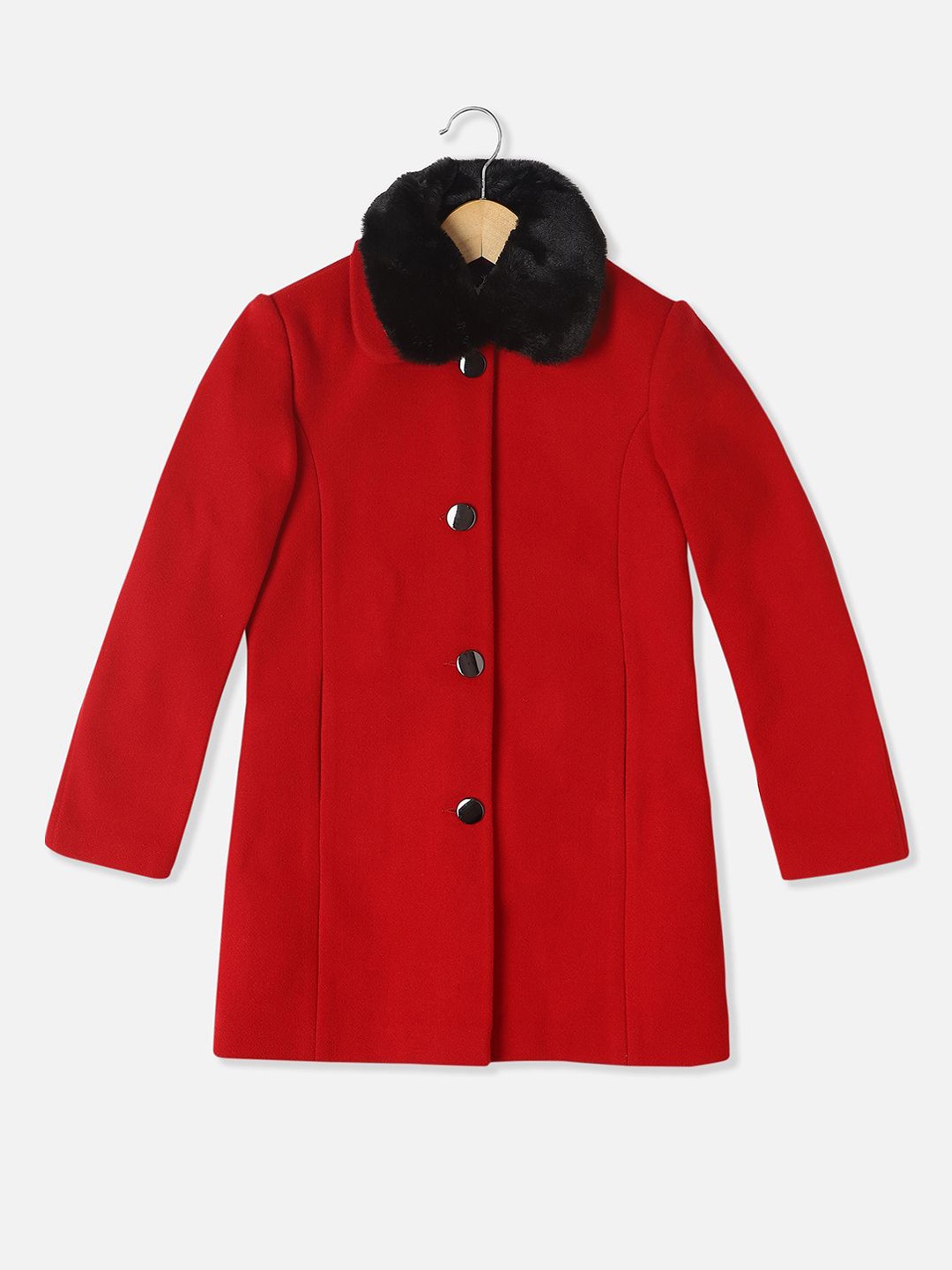 

Allen Solly Junior Girls Longline Tailored Jacket, Red