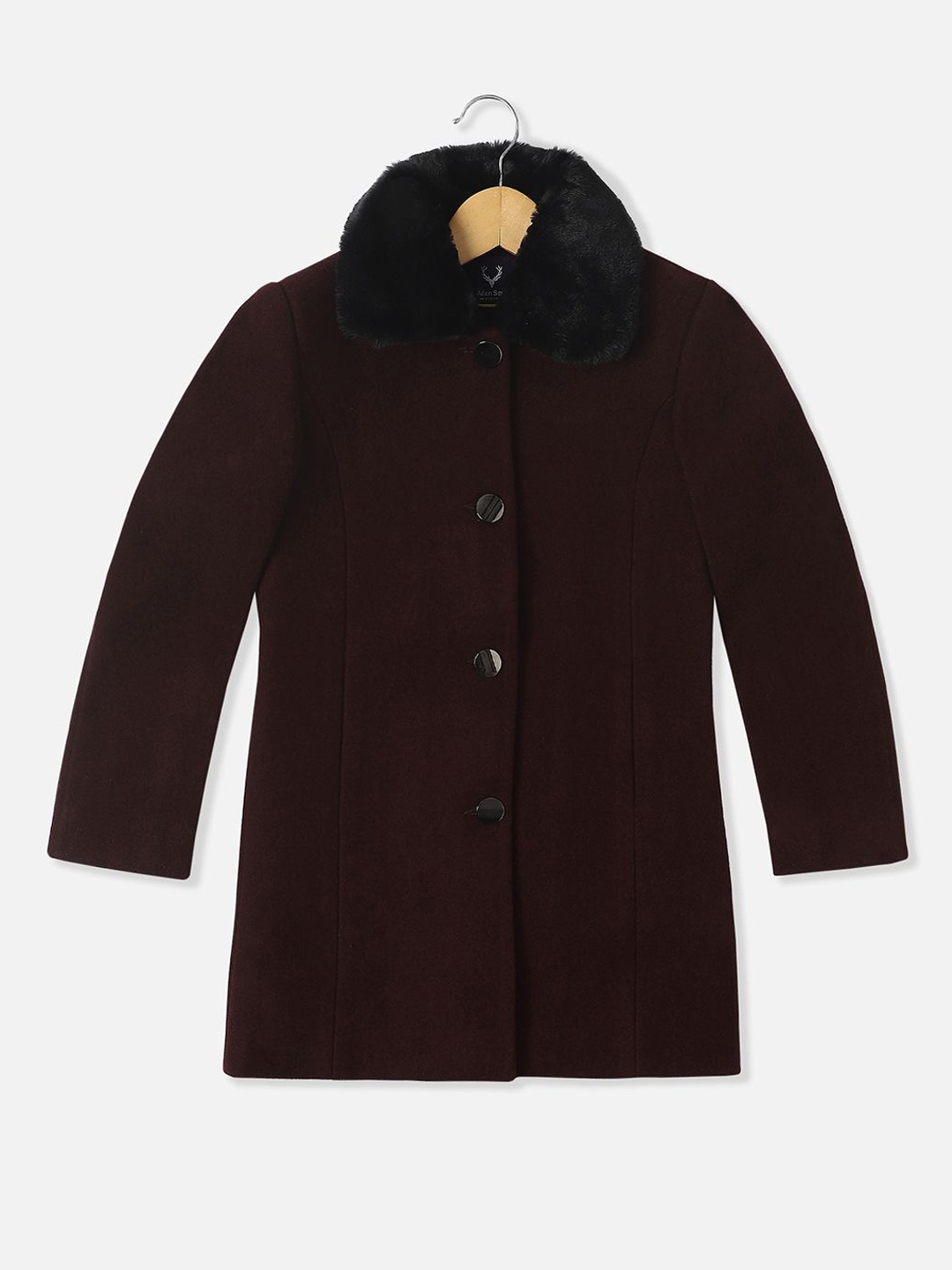 

Allen Solly Junior Girls Longline Tailored Jacket, Brown