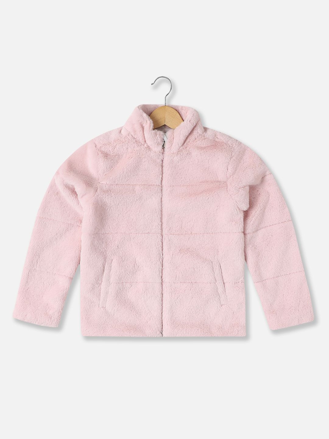 

Allen Solly Junior Girls Geometric Tailored Jacket with Patchwork, Pink