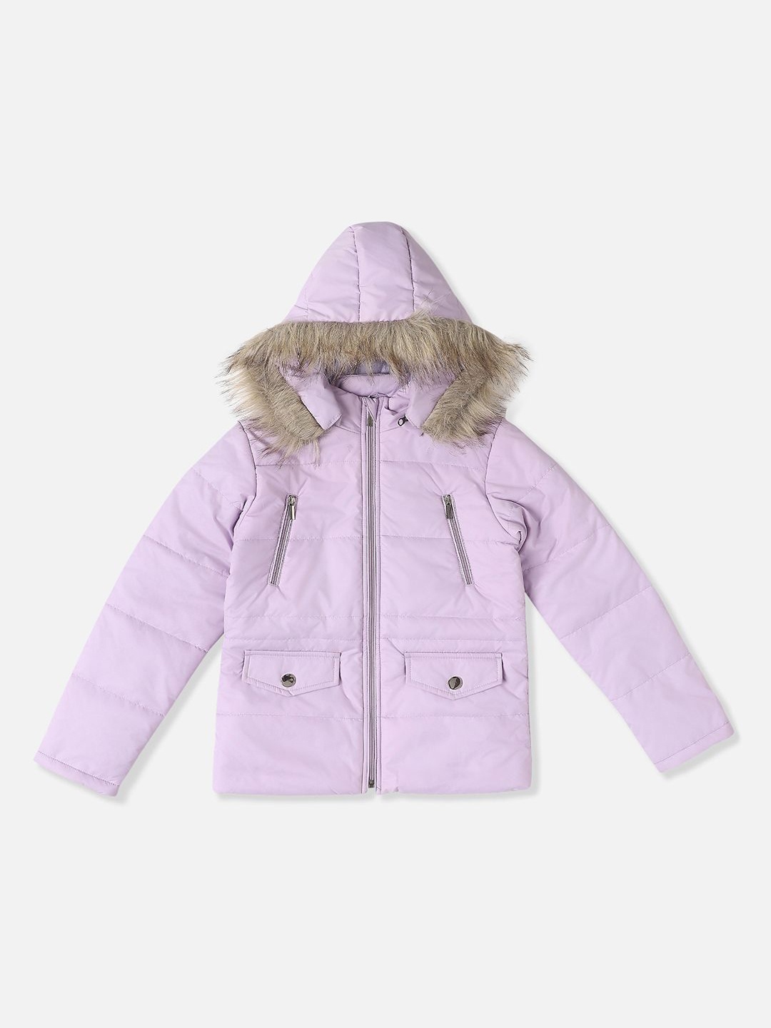 

Allen Solly Junior Girls Parka Jacket, Purple