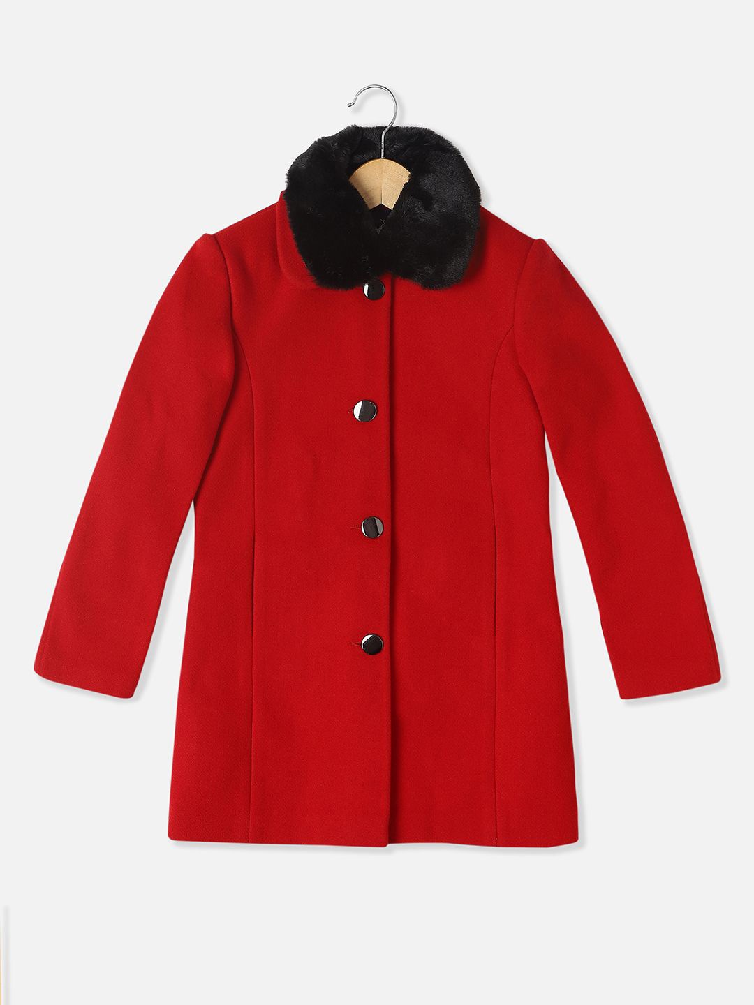 

Allen Solly Junior Girls Longline Tailored Jacket, Red