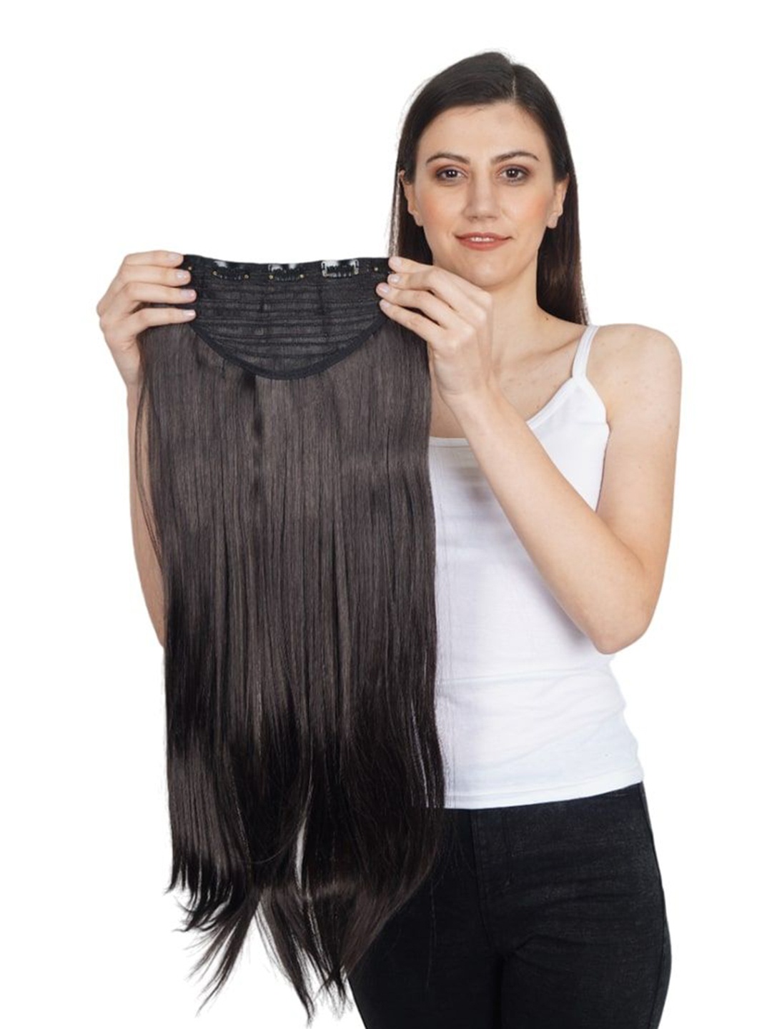 

HAVEREAM 5 Clip Straight Hair Extension - Brown