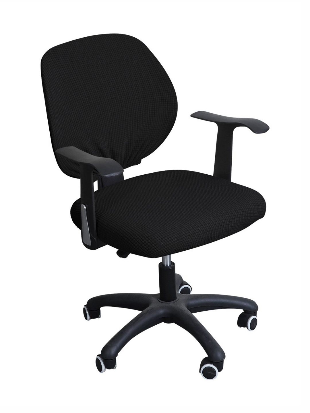 

HOKIPO Black Jacquard Stretchable Computer Desk Rotating Chair Seat Cover