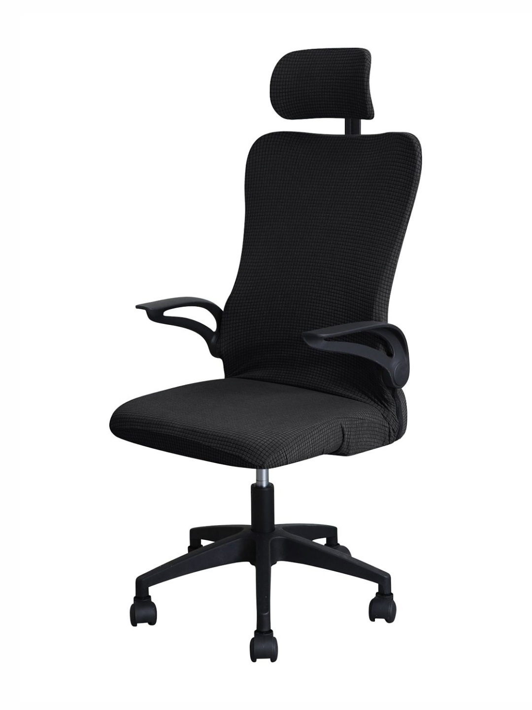 

HOKIPO Black Jacquard Stretchable Computer Desk Rotating Chair Seat Cover