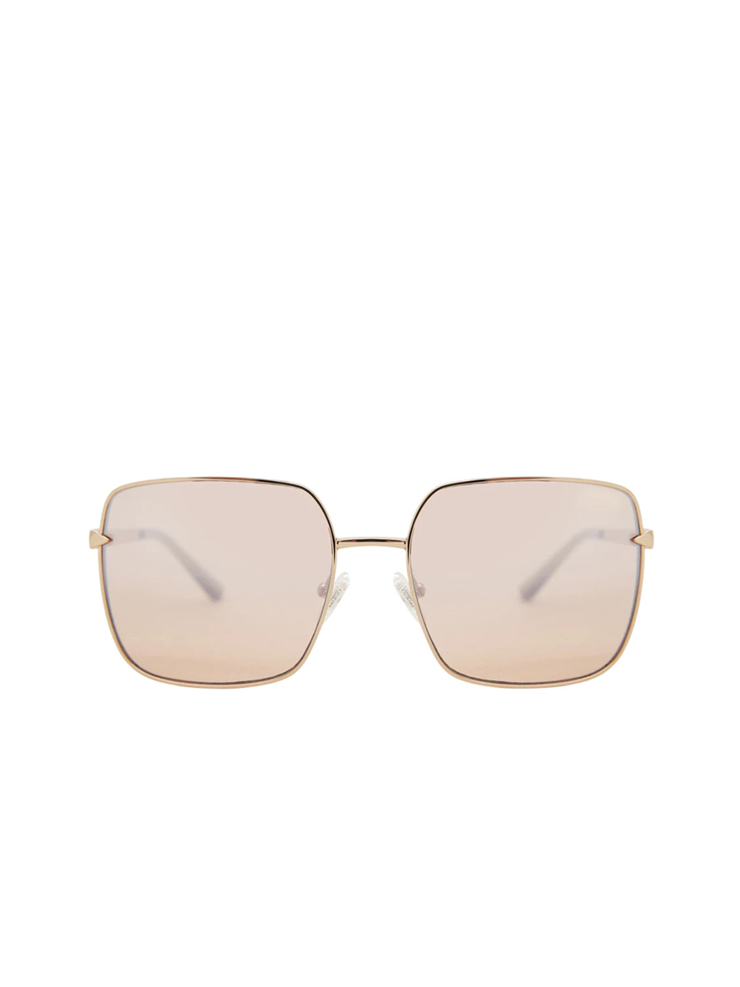 

GUESS Women Square Sunglasses with UV Protected Lens GU7615 56 28U, Red