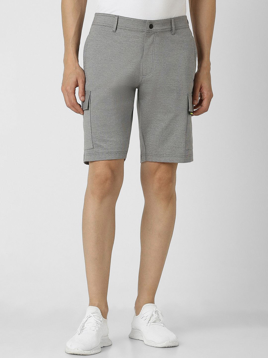 

Van Heusen Flex Men Mid-Rise Shorts, Grey