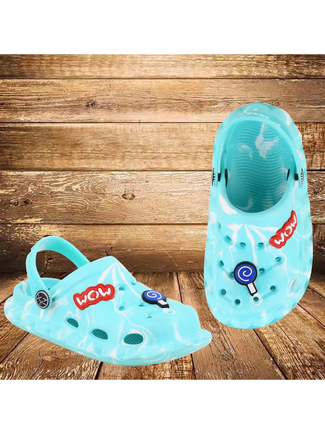 

Smartots Unisex Kids Clogs Sandals, Sea green