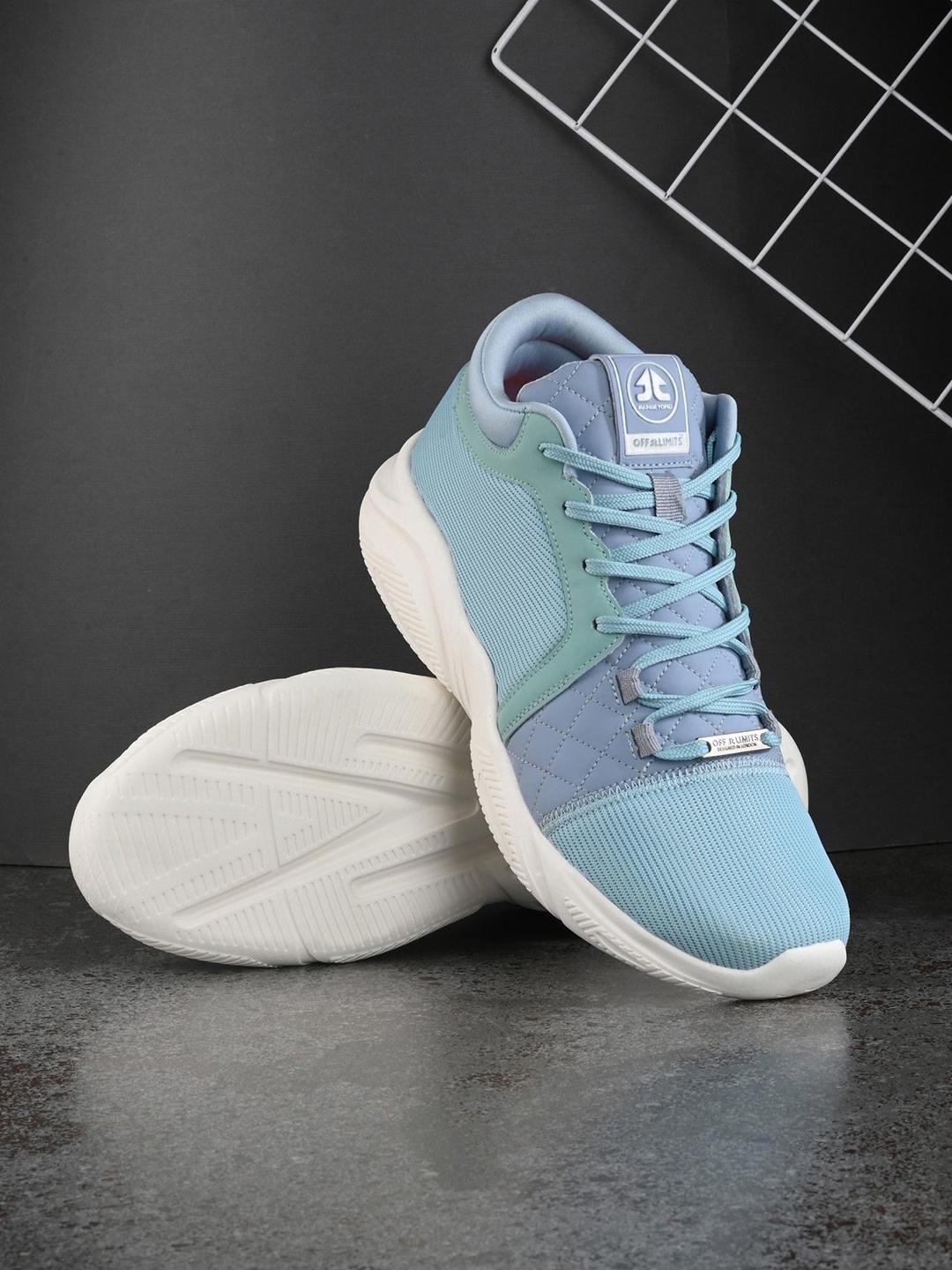 

OFF LIMITS Men Colourblocked Lace-Ups Sneakers, Blue