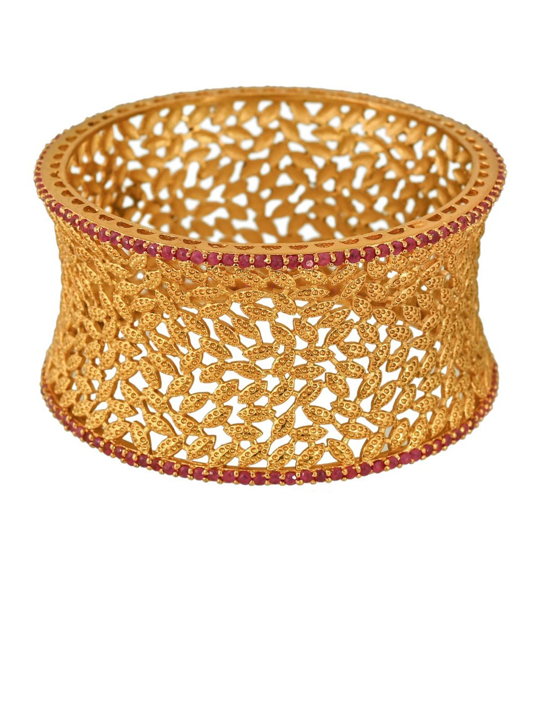 

RATNAVALI JEWELS Gold Plated American Diamond Bangle