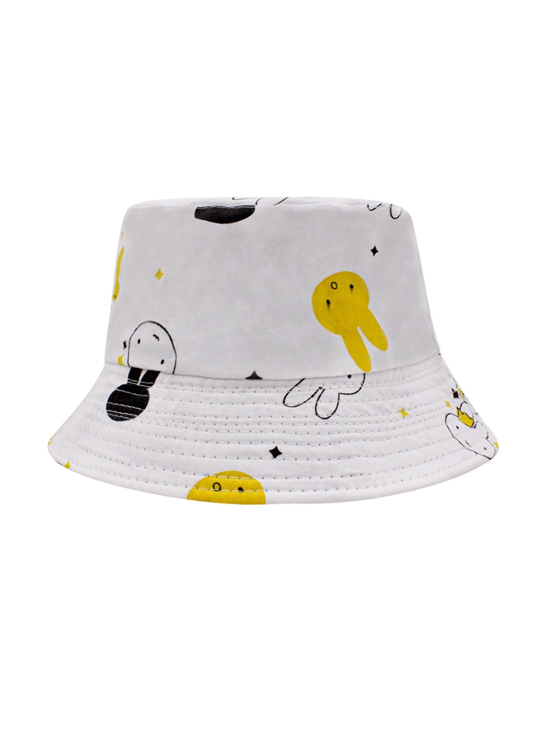

JENNA Kids Printed Bucket Hat, White