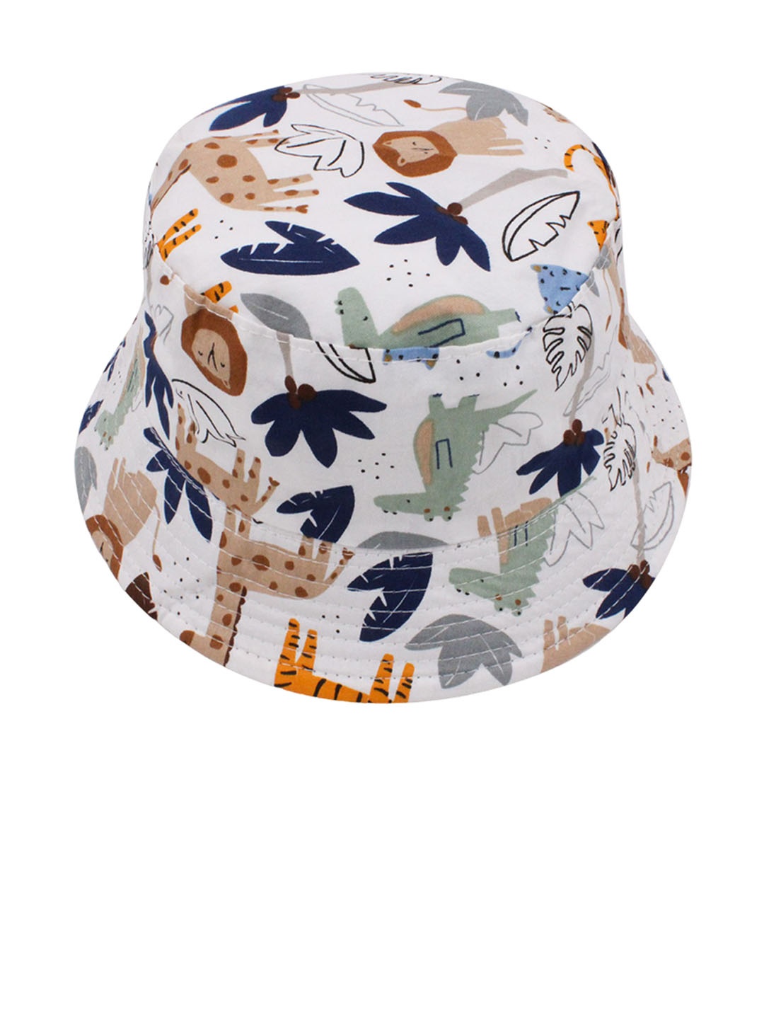 

JENNA Unisex Kids Printed Bucket Hat, White