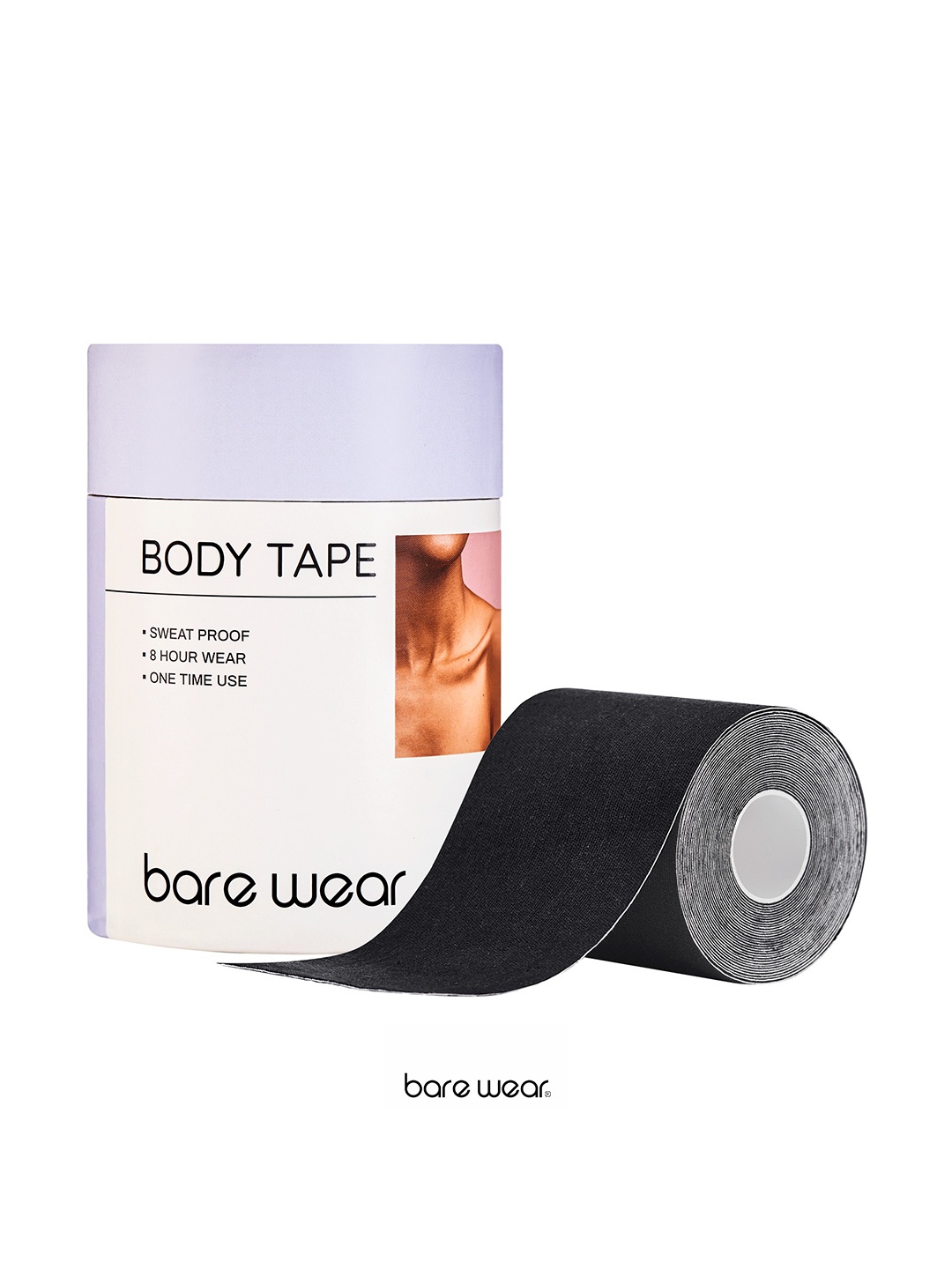 

Bare Wear Black Body Tape Plus 10 cm Width A-J+ Cup Sweatproof Breast Lift Boob Tape