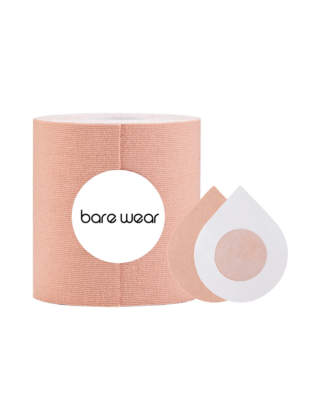 

Bare Wear Body Tape 7.5cm Width & Nipple Pasties (5 Pairs) Beige Breast Lift Boob Tape