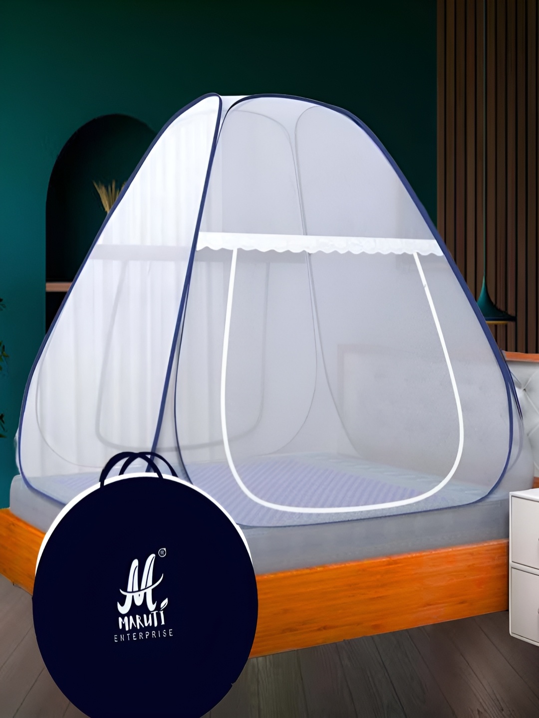 

MARUTI ENTERPRISE White King Size Tent Mosquito Net