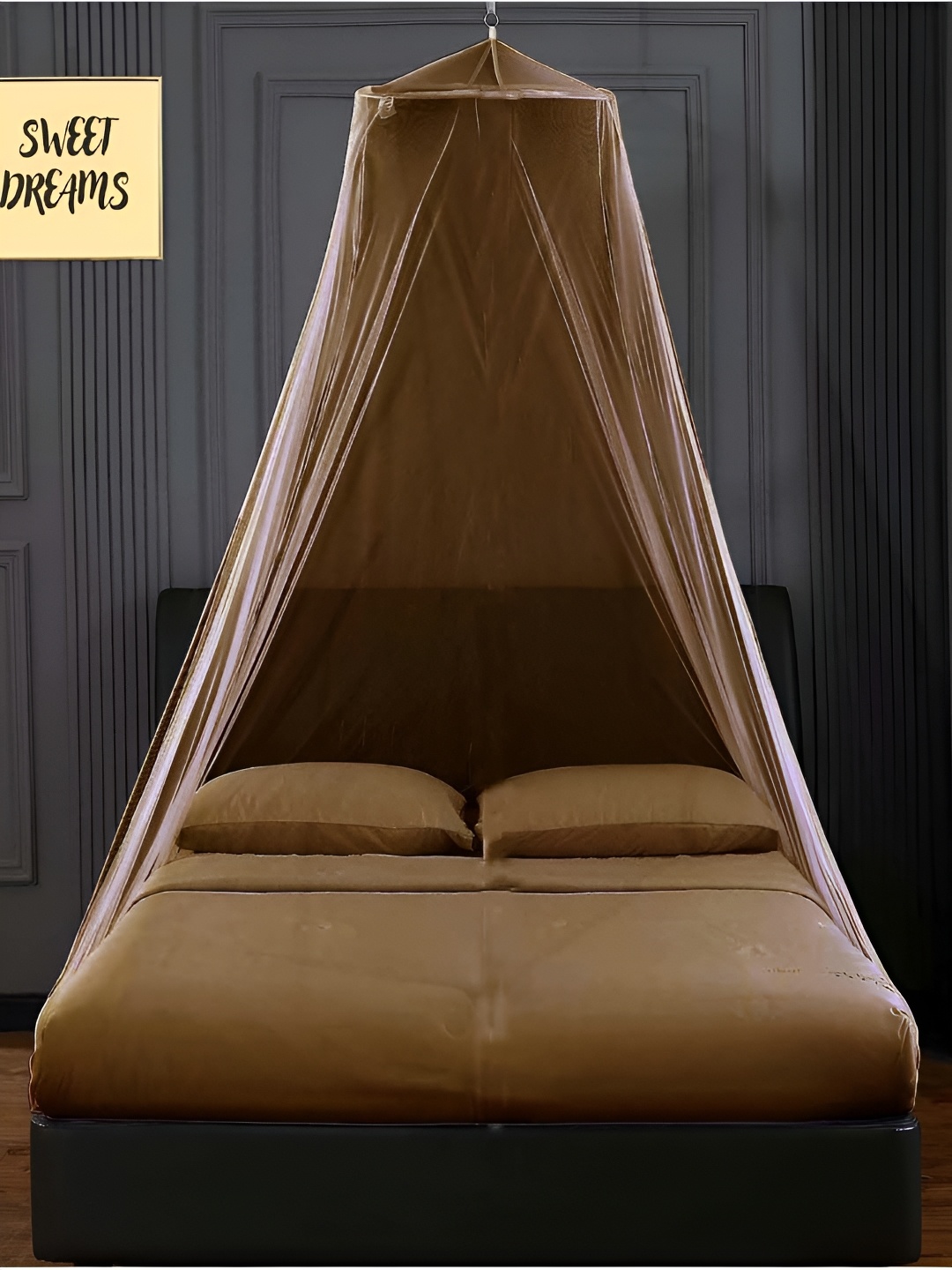 

MARUTI ENTERPRISE Khaki King Size Hanging Mosquito Net