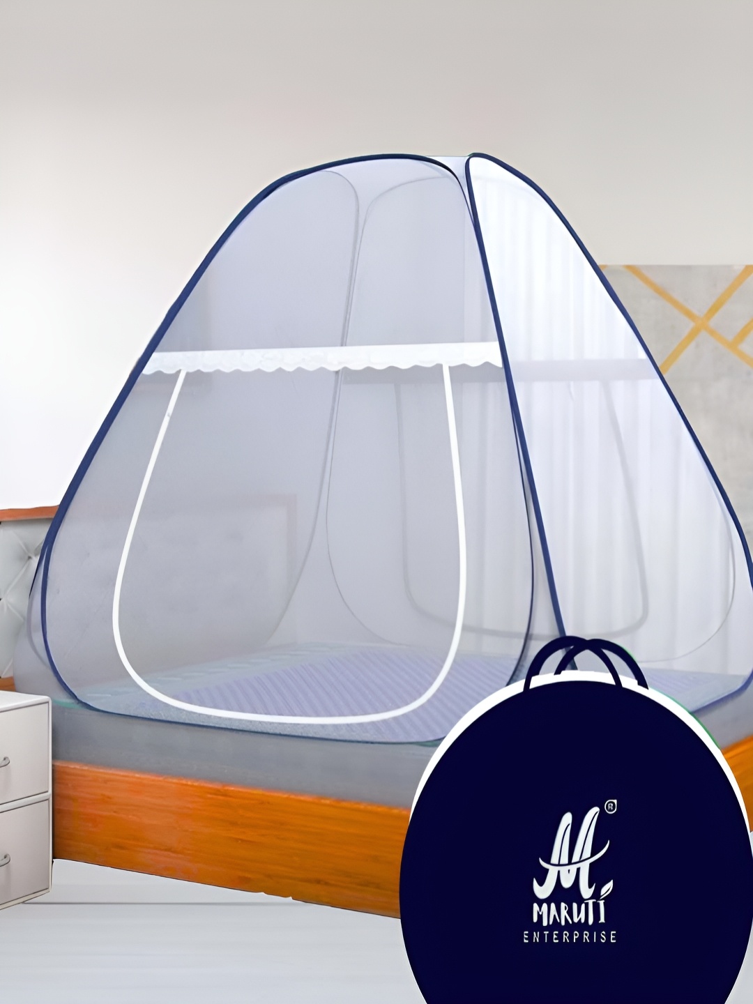 

MARUTI ENTERPRISE White King Size Tent Mosquito Net