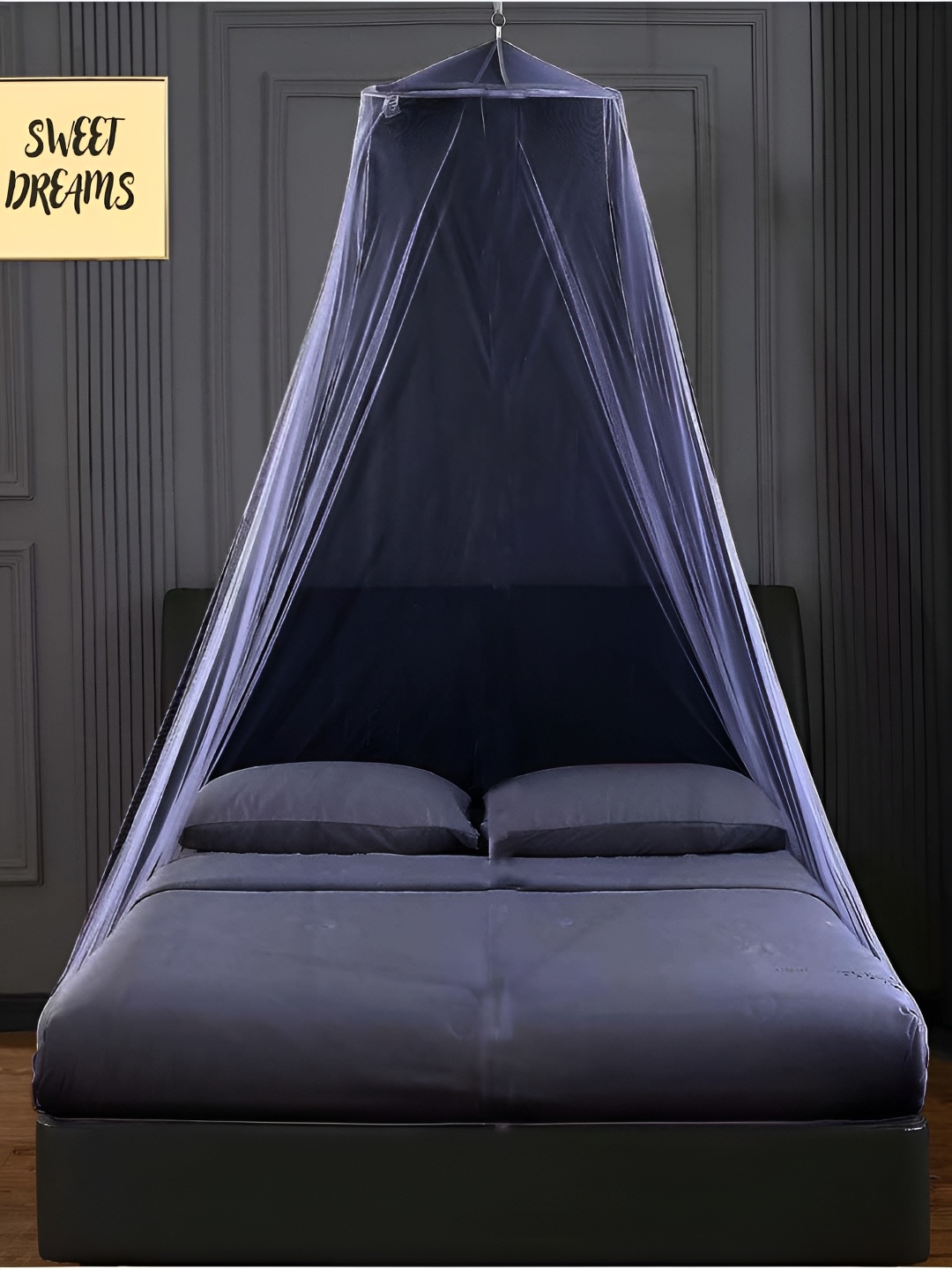 

MARUTI ENTERPRISE Black King Size Hanging Mosquito Net