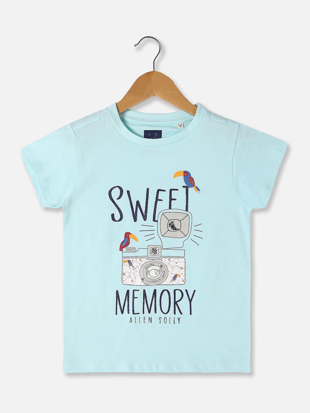 

Allen Solly Junior Girls Printed Cotton Top, Blue