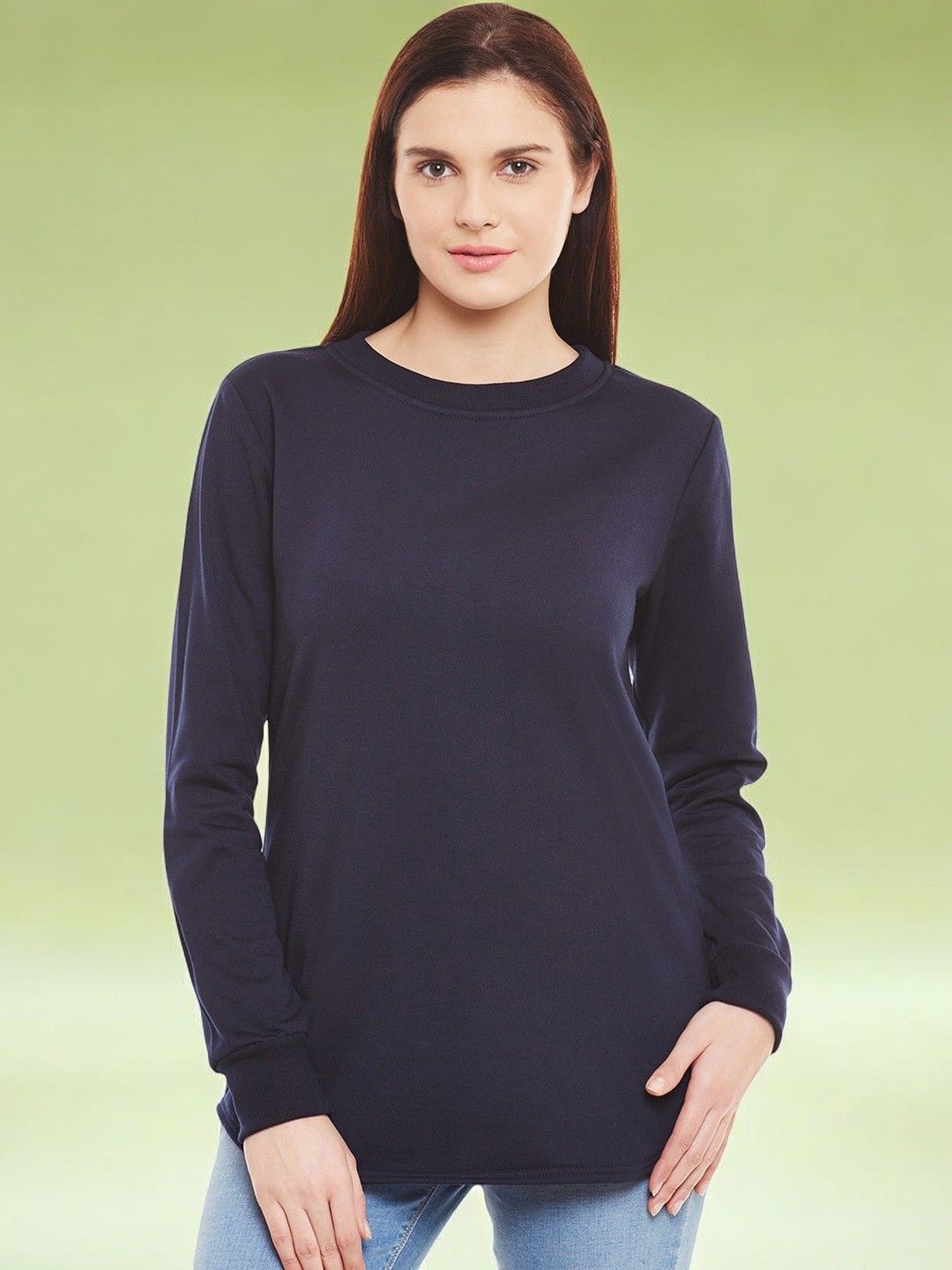

BAESD Women Sweatshirt, Navy blue