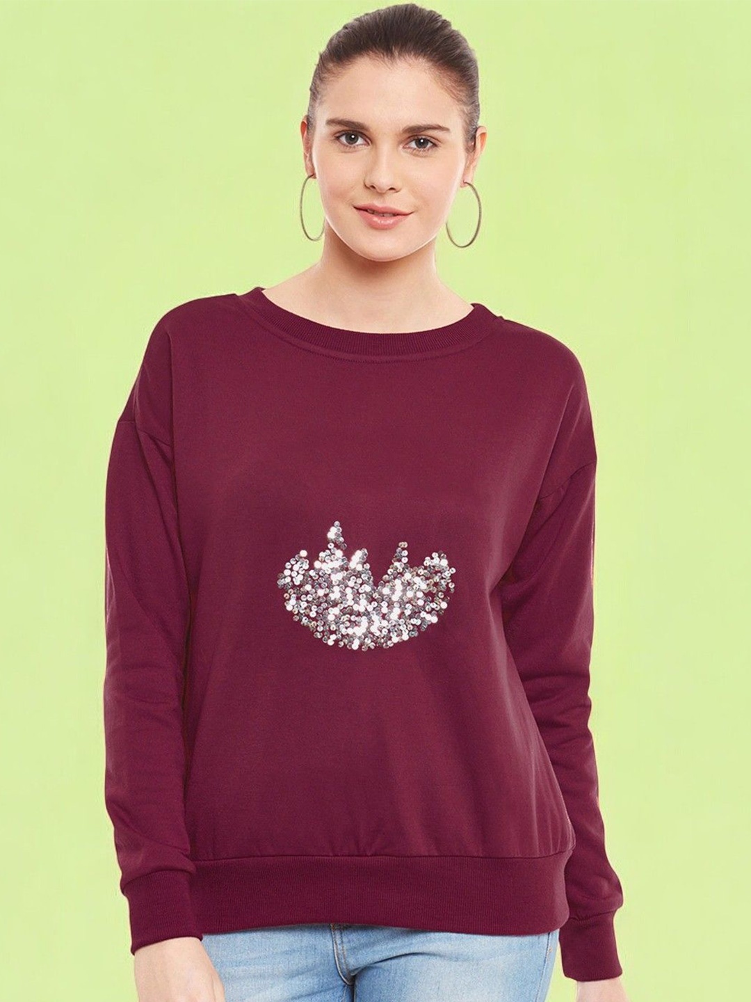 

BAESD Women Sweatshirt, Maroon