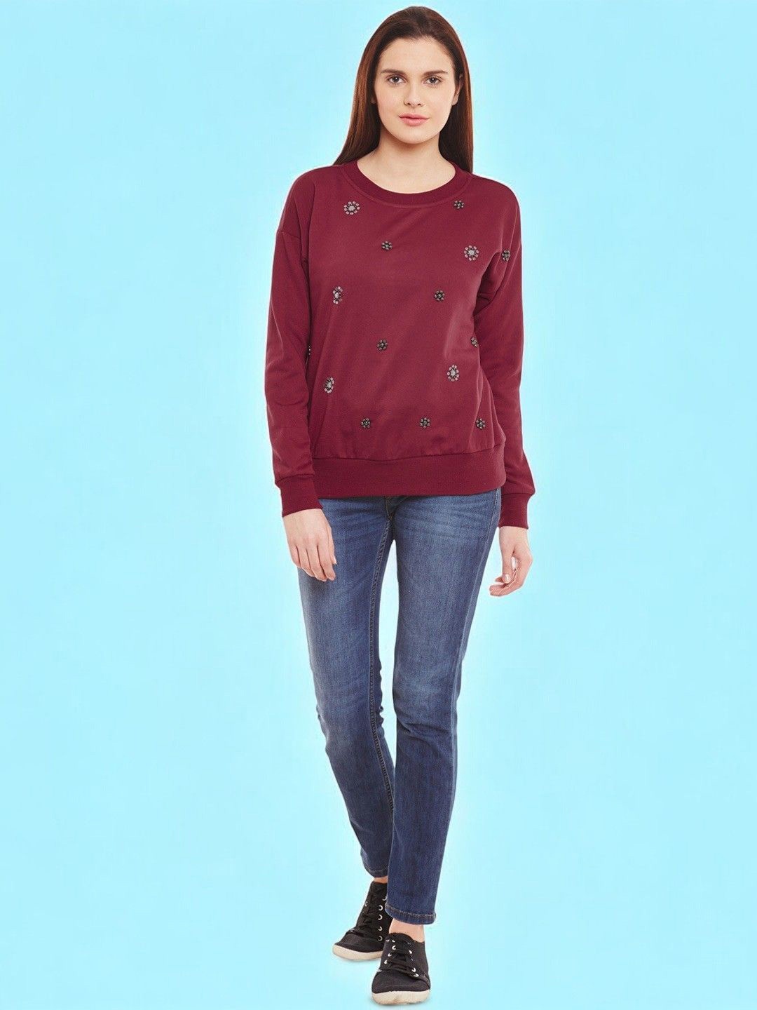 

BAESD Women Sweatshirt, Maroon