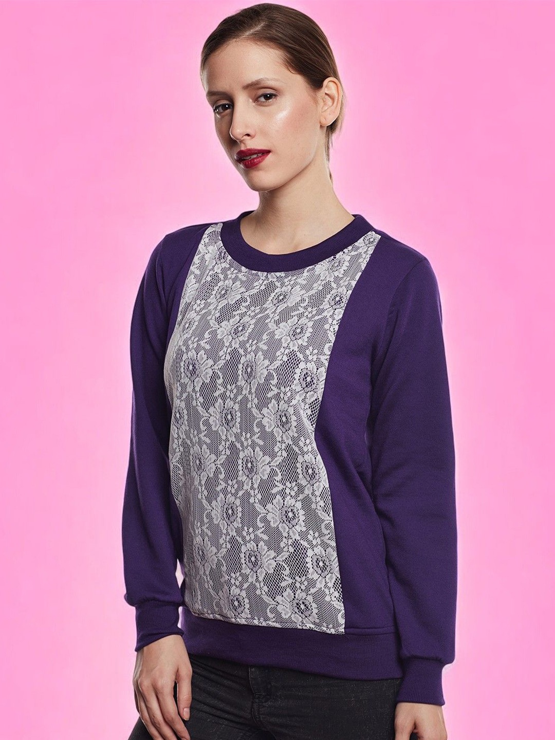 

BAESD Women Sweatshirt, Purple