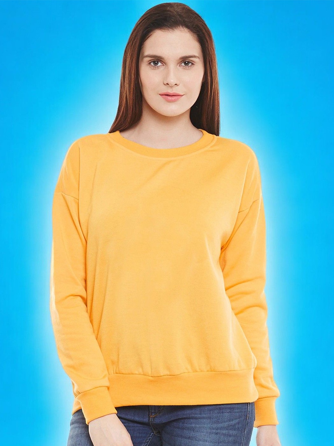 

BAESD Women Sweatshirt, Yellow