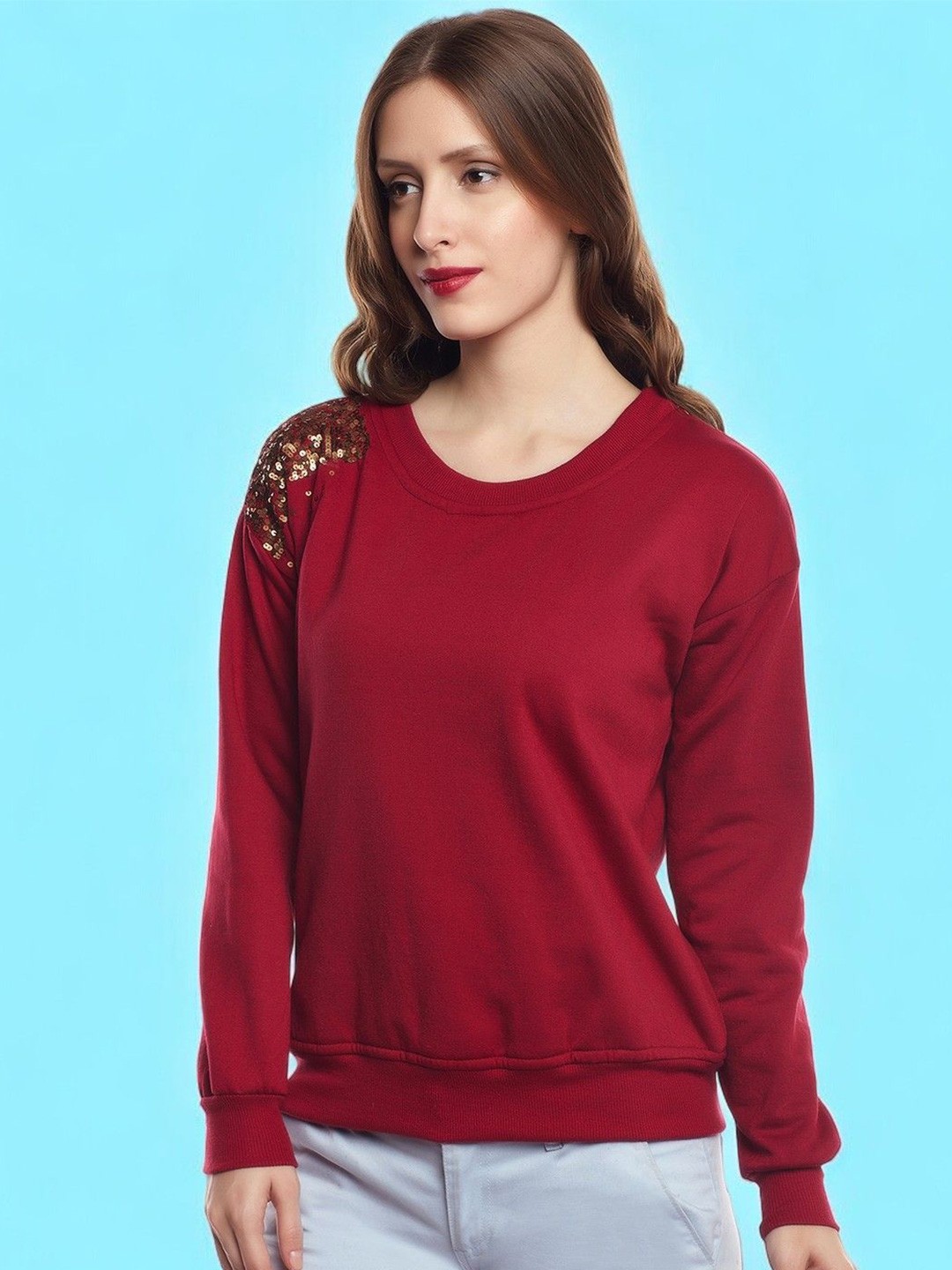 

BAESD Women Sweatshirt, Maroon