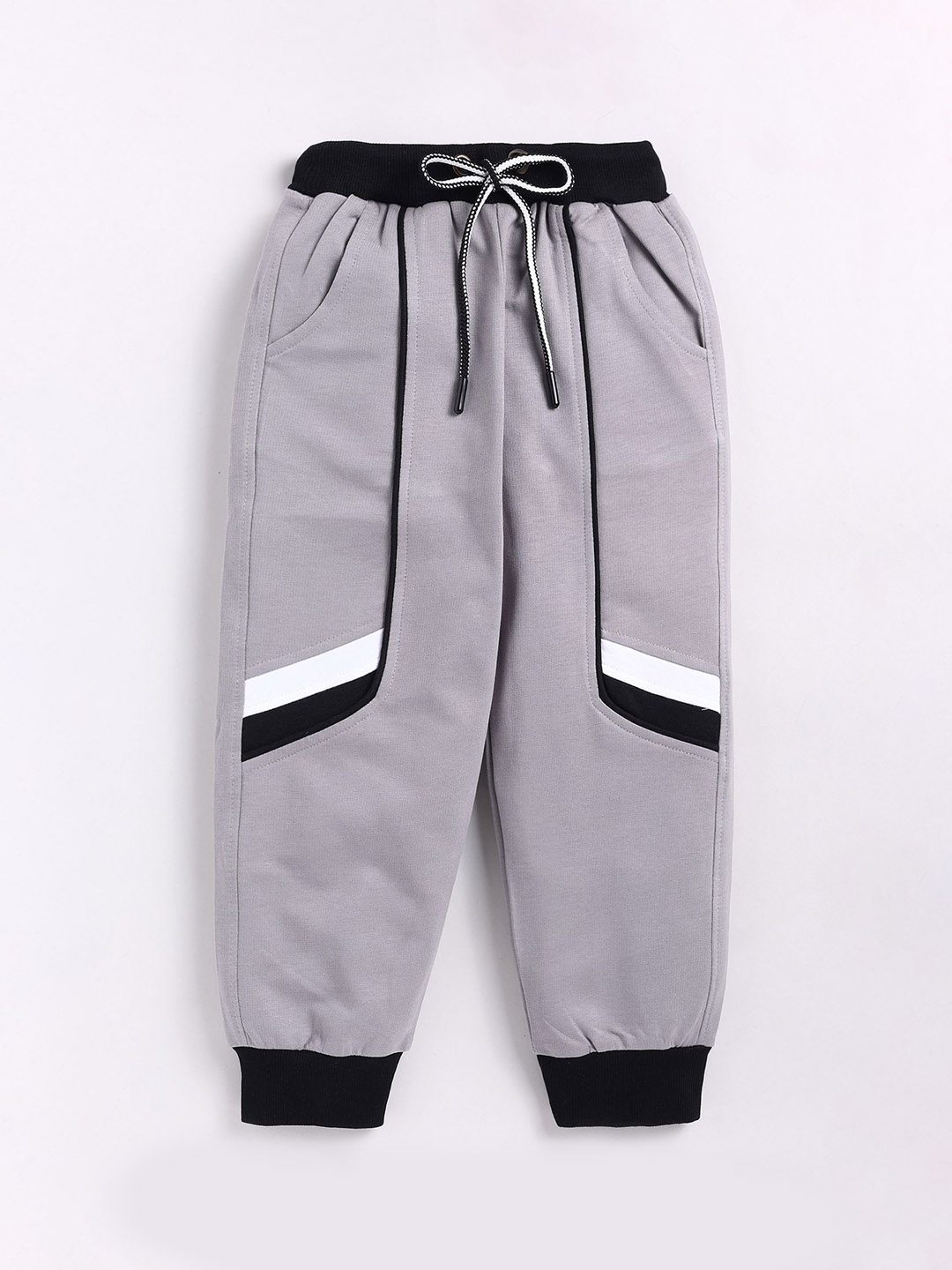 

Cutopies Boys Mid Rise Joggers, Grey