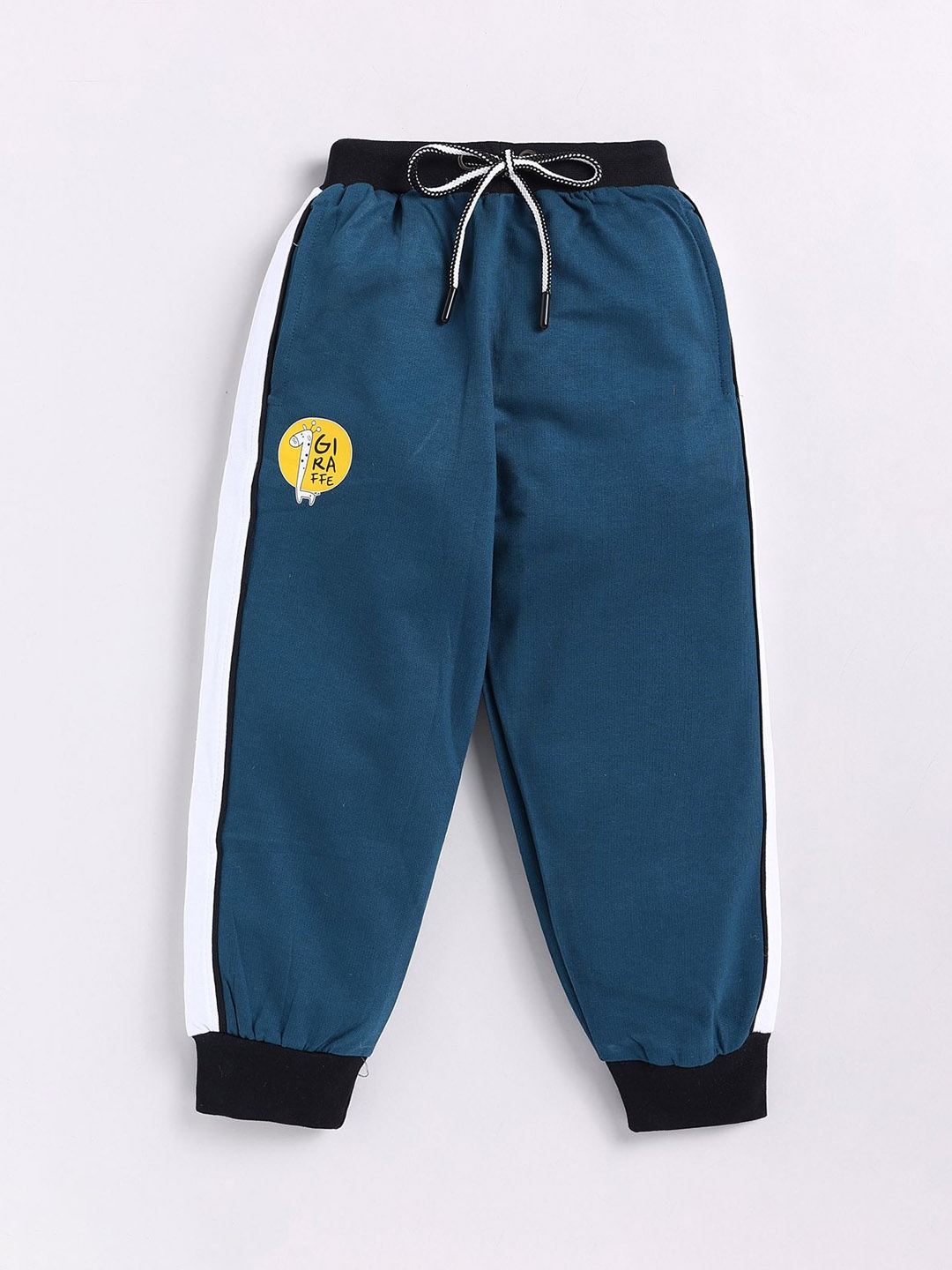 

Cutopies Boys Printed Mid Rise Regular Fit Joggers, Blue