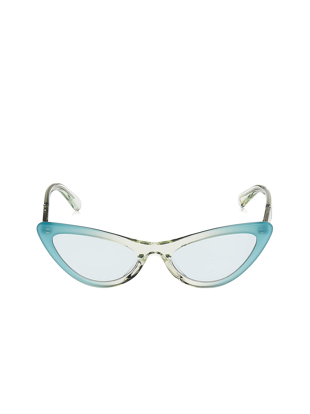 

DIESEL Women Cateye Sunglasses with UV Protected Lens, Blue