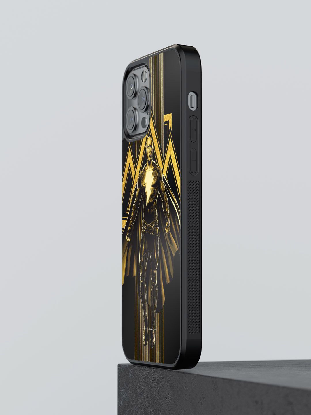 

macmerise Superhero Printed iPhone 13 Pro Max Back Case Mobile Accessories, Black