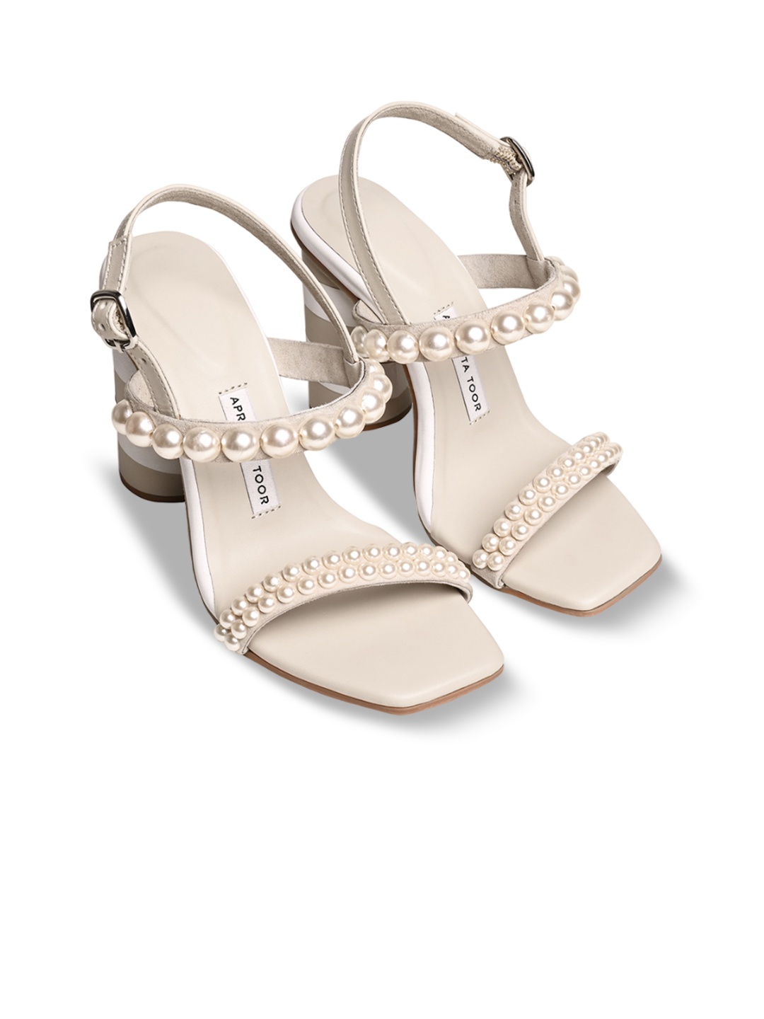 

Aprajita Toor Party Block Sandals, Beige