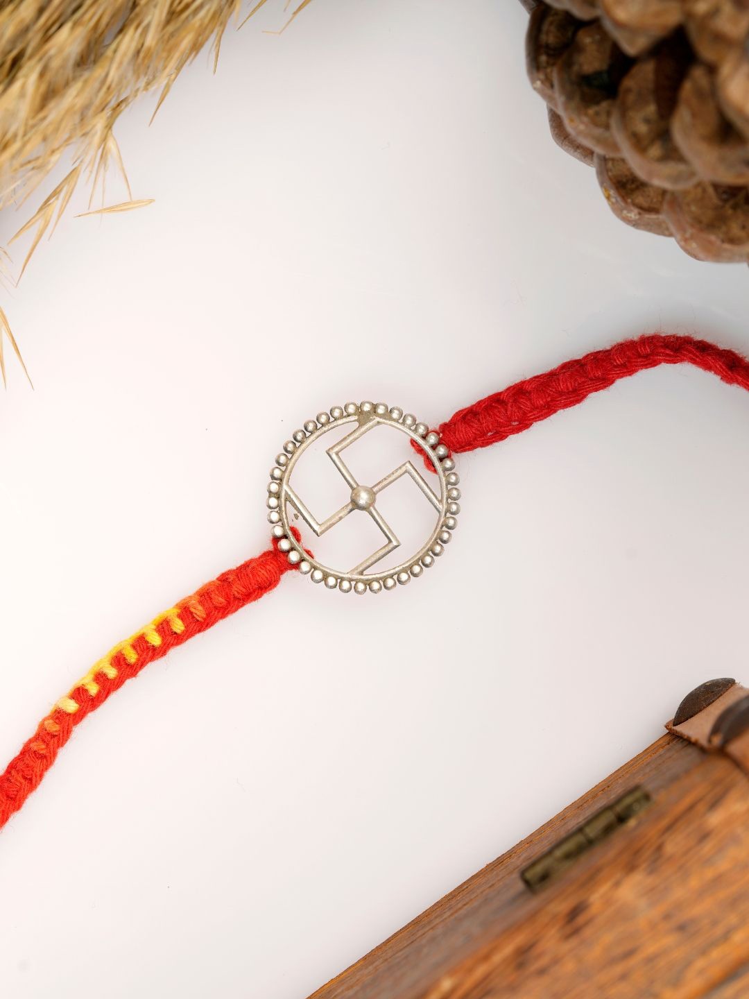 

JewelYaari 925 Sterling Silver Thread Rakhi