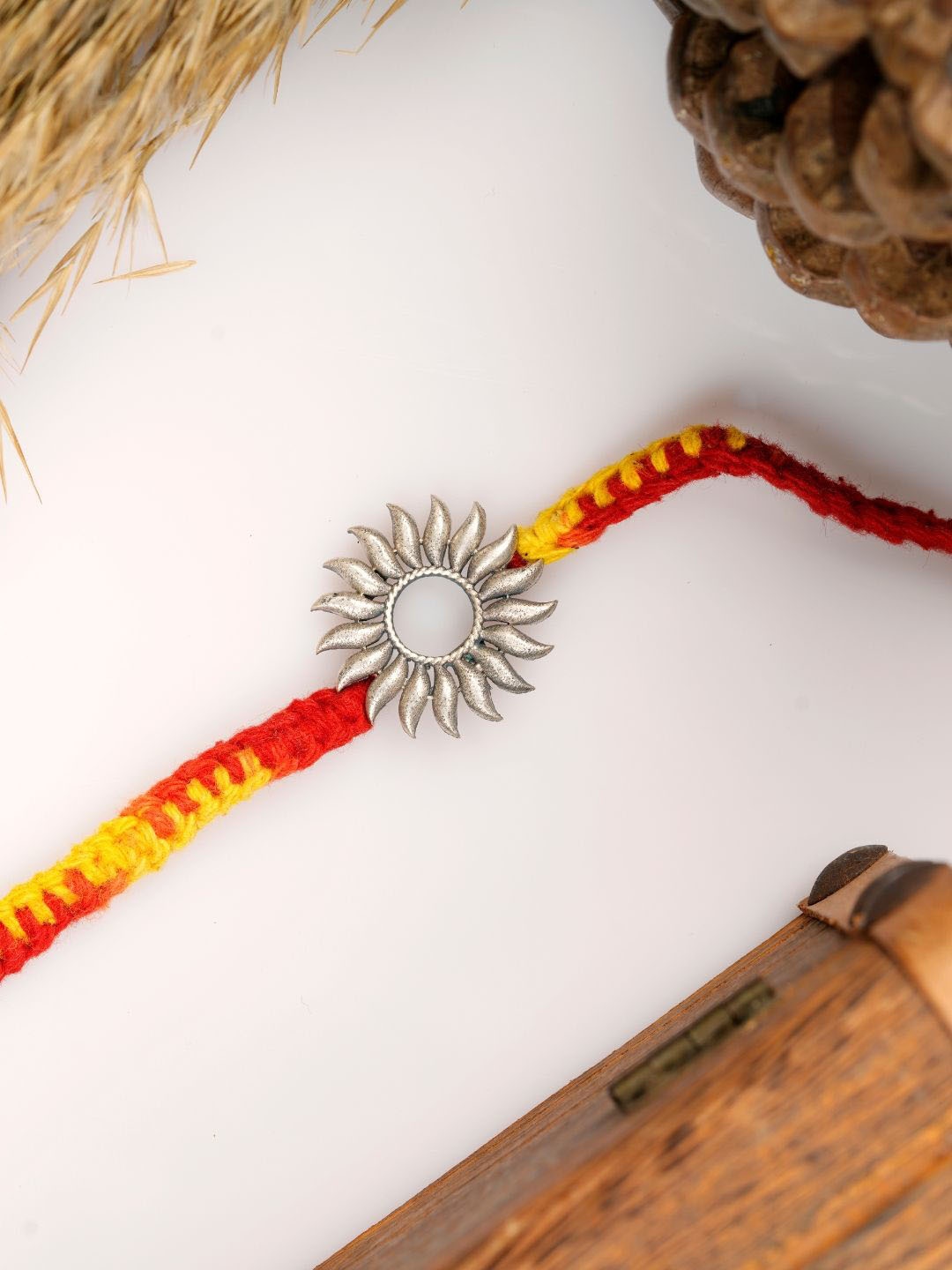 

JewelYaari 925 Sterling Silver Thread Rakhi