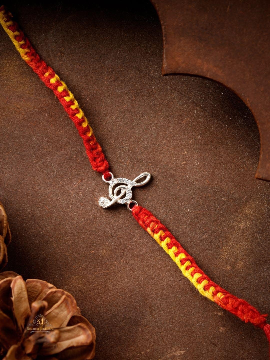 

JewelYaari 925 Sterling Silver Thread Rakhi