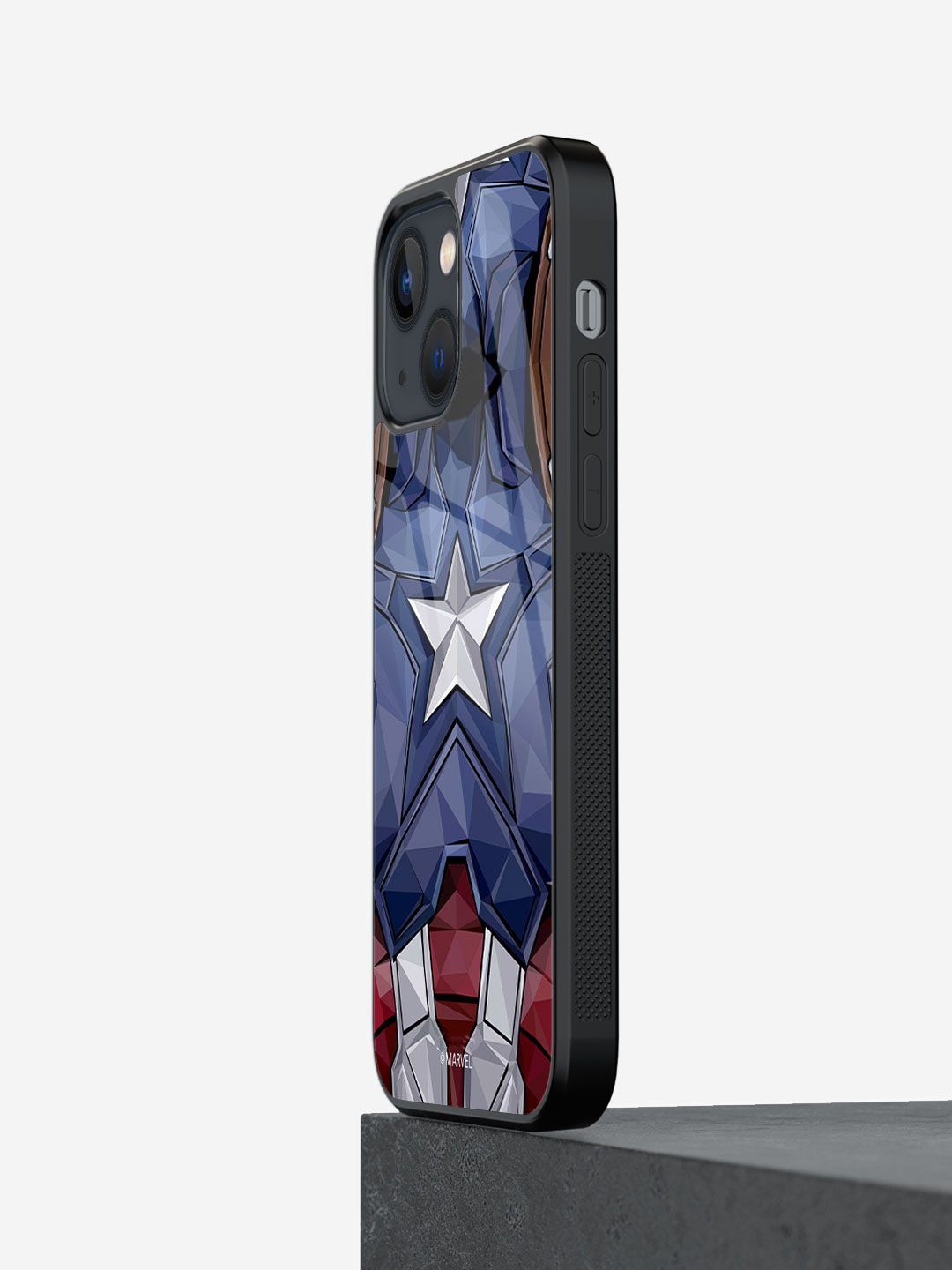 

macmerise Impact Resistant Printed iPhone 13 Mini Back Case Mobile Accessories, Blue