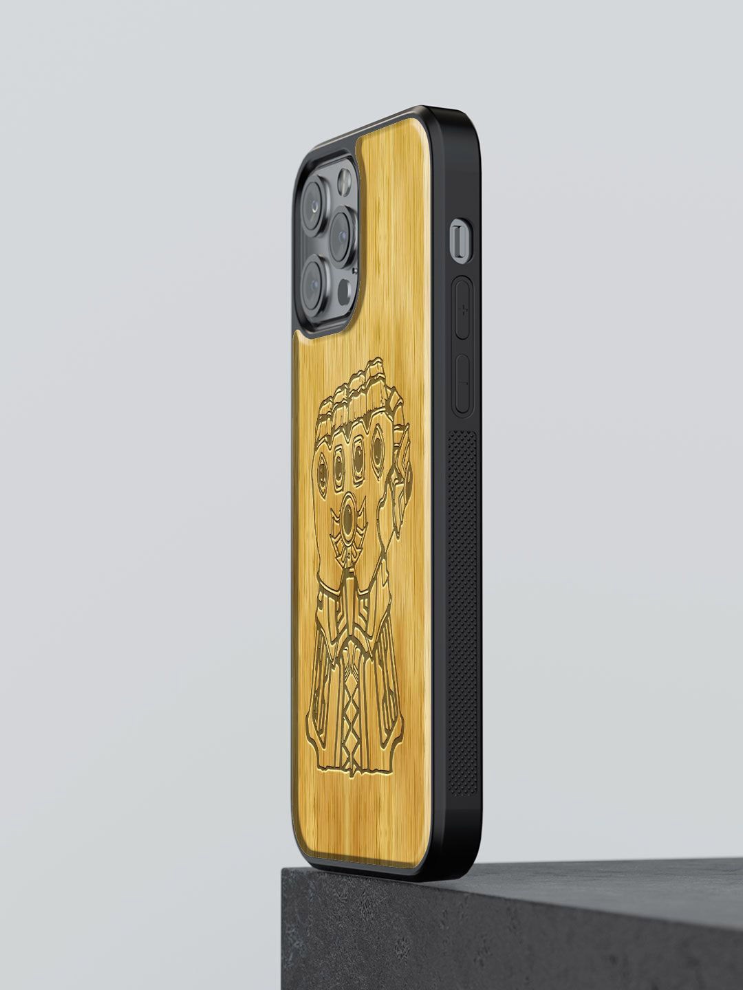 

macmerise Superhero Printed iPhone 13 Pro Back Case Mobile Accessories, Yellow