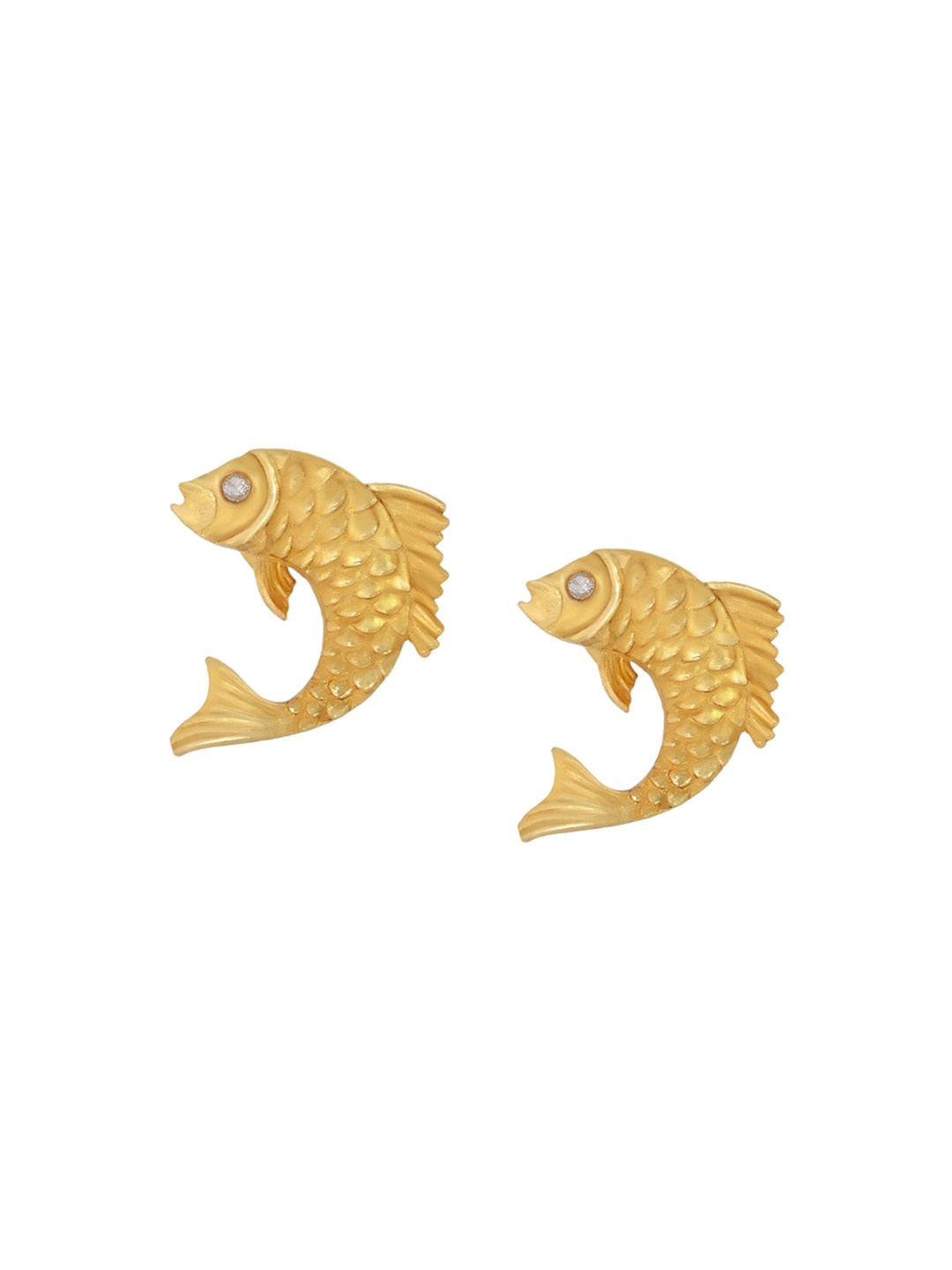 

BHIMA BIS HUID 22K Oceana Classy Fish Earring, Yellow
