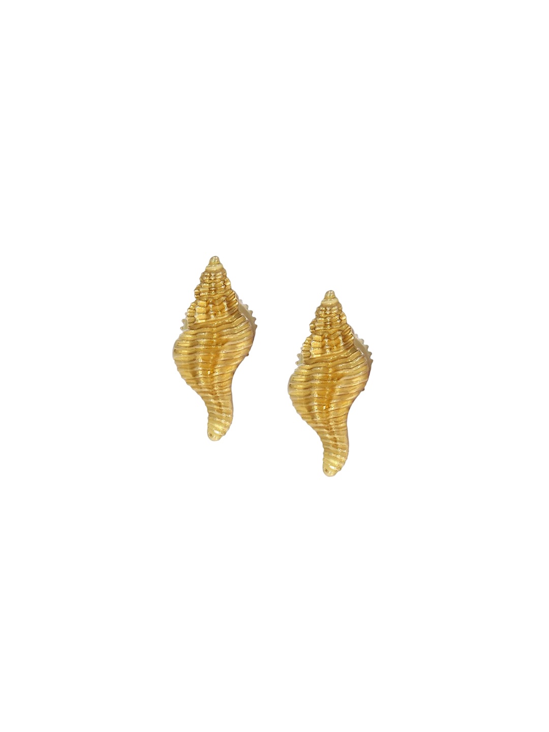 

BHIMA BIS HUID 22K Oceana Conch Shell Earring, Gold