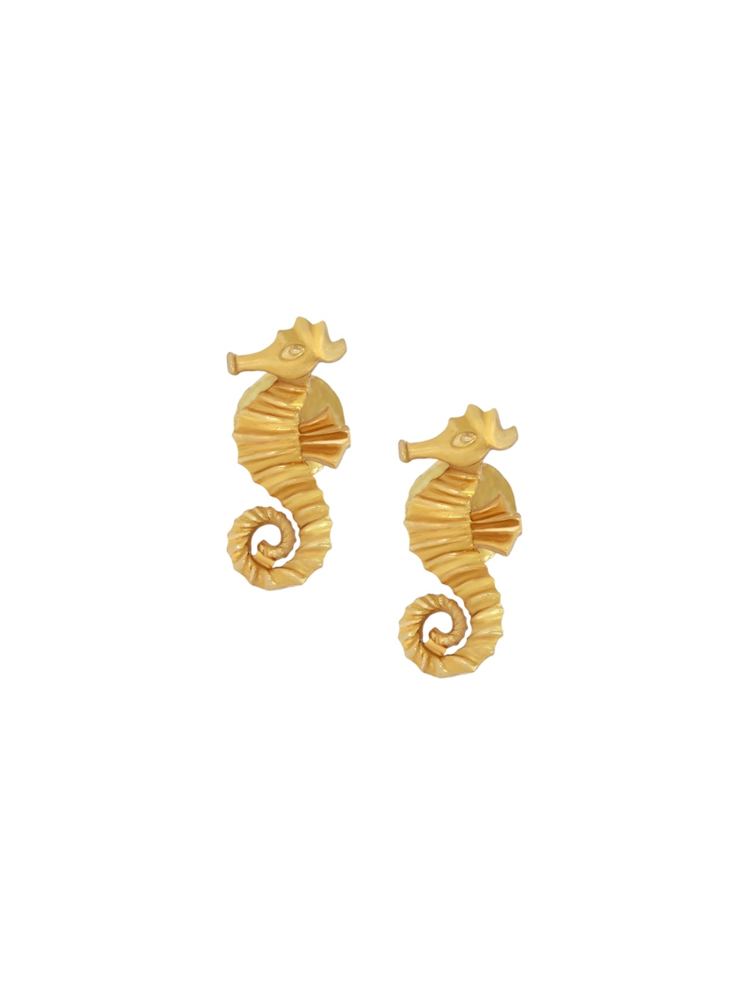 

BHIMA BIS HUID 22K Oceana Seahorse earring, Yellow