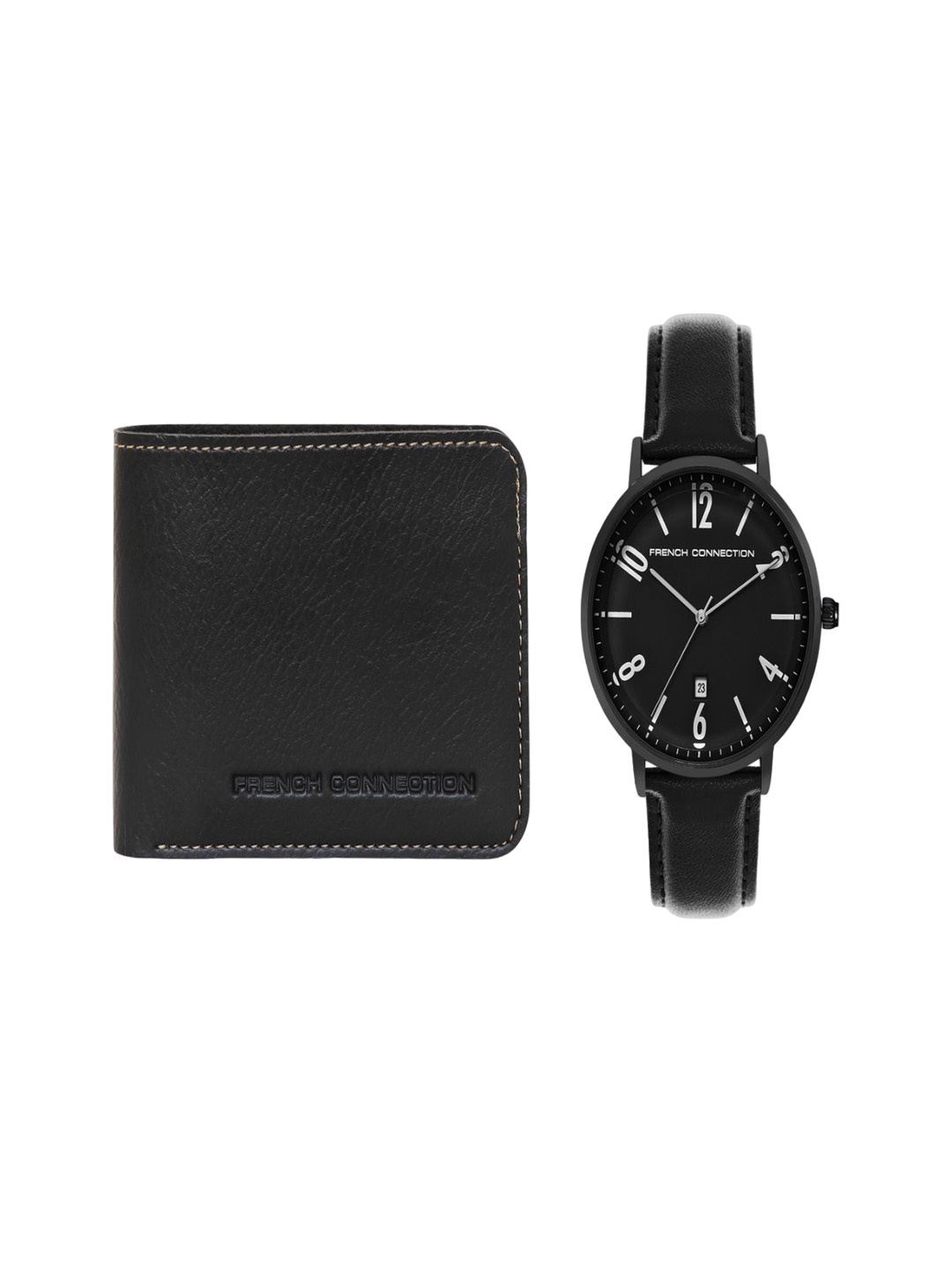 

French Connection Watch With Wallet Gift Set, Brown