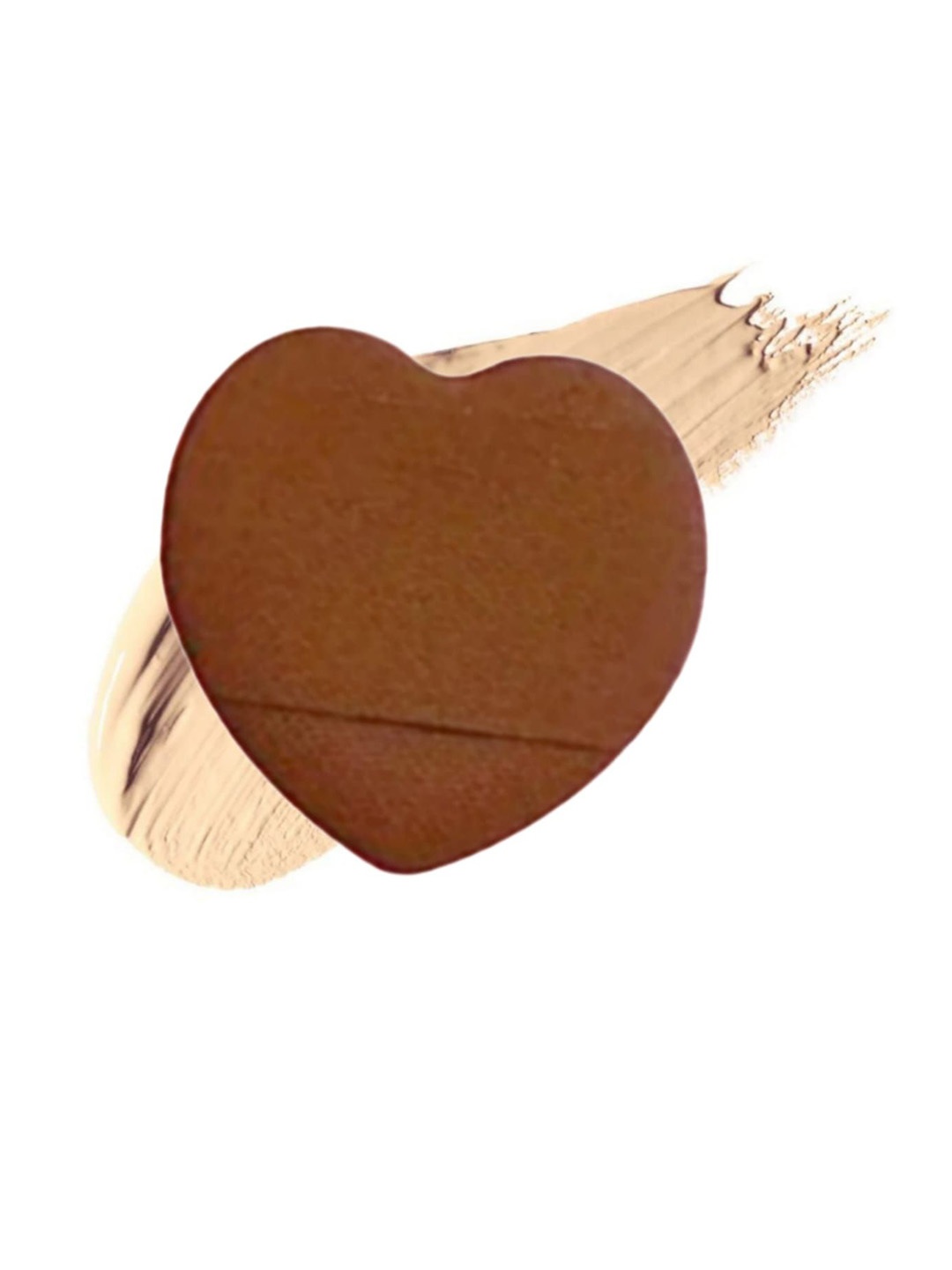 

Facejewel Set Of 2 Mini Heart Sponge With Set Of 2 Finger Sponge, Black