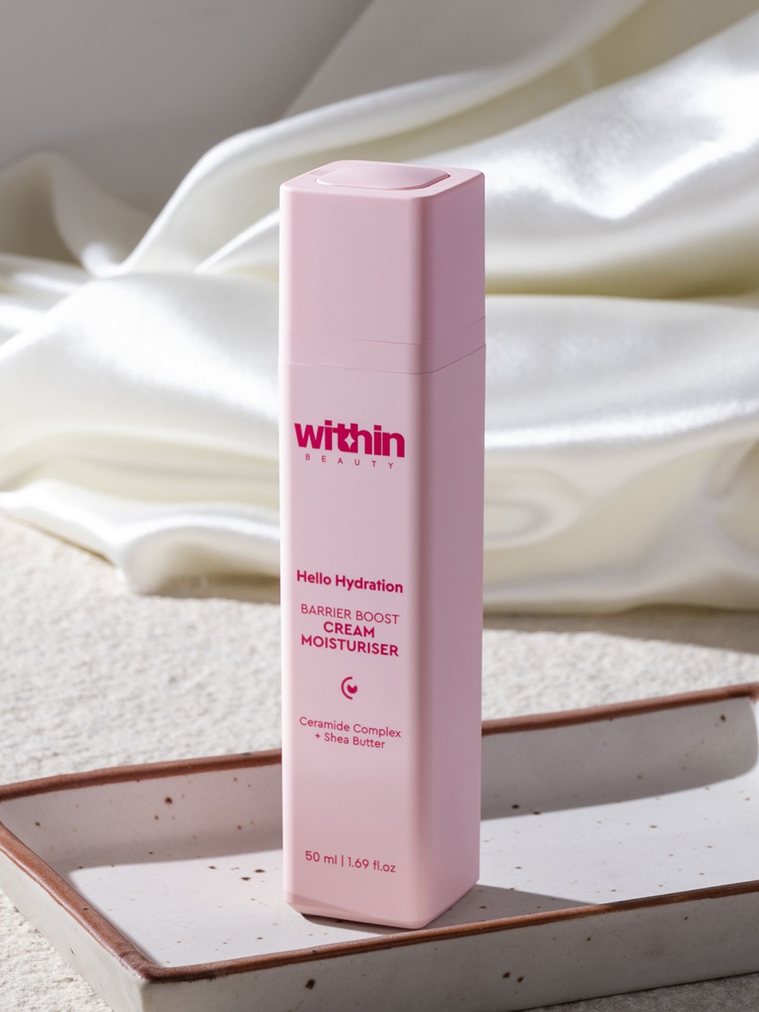 

Within Beauty Hello Hydration Ceramide & Shea Butter Cream Moisturizer - 50ml, Pink