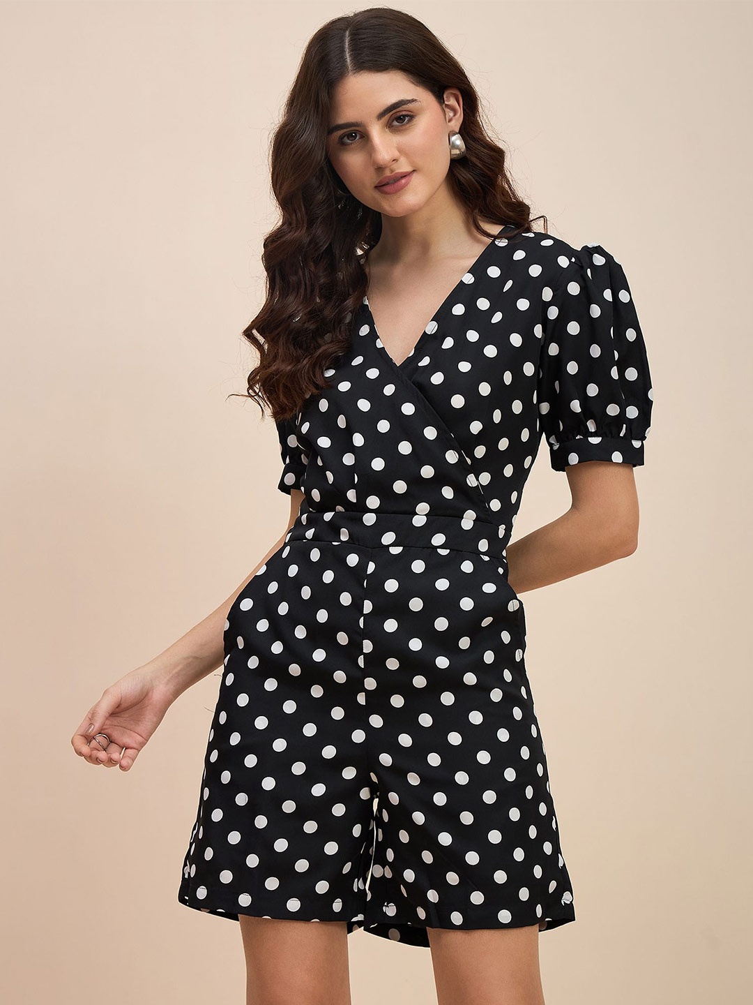 

BRINNS Women Printed Jumpsuit, Black