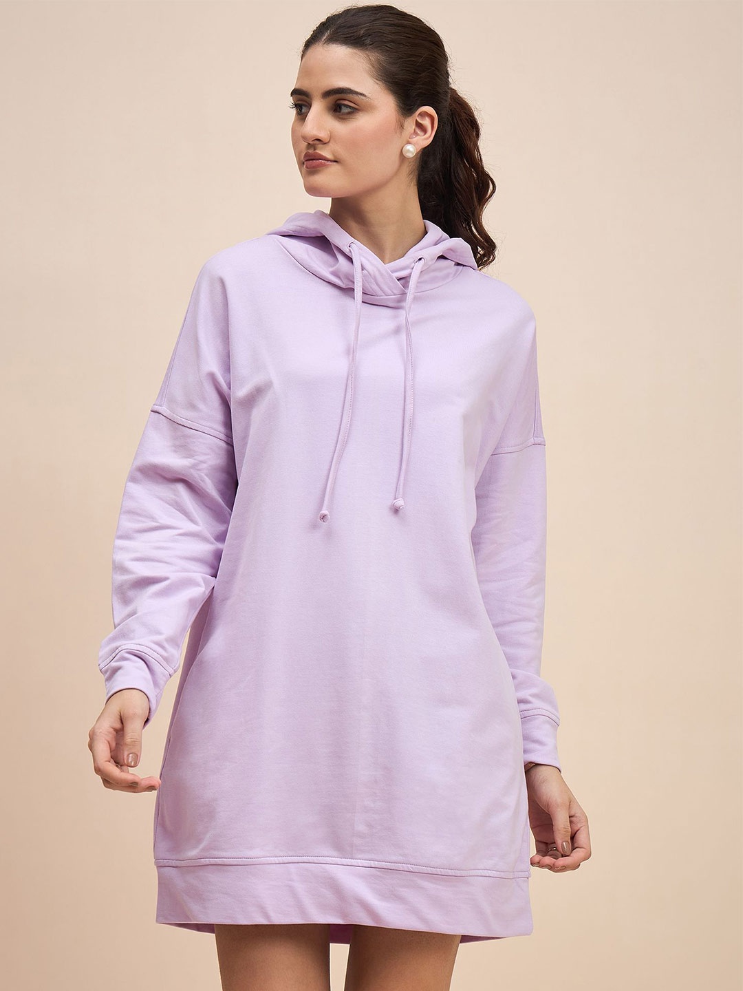

BRINNS Women Hooded Sweatshirt, Lavender
