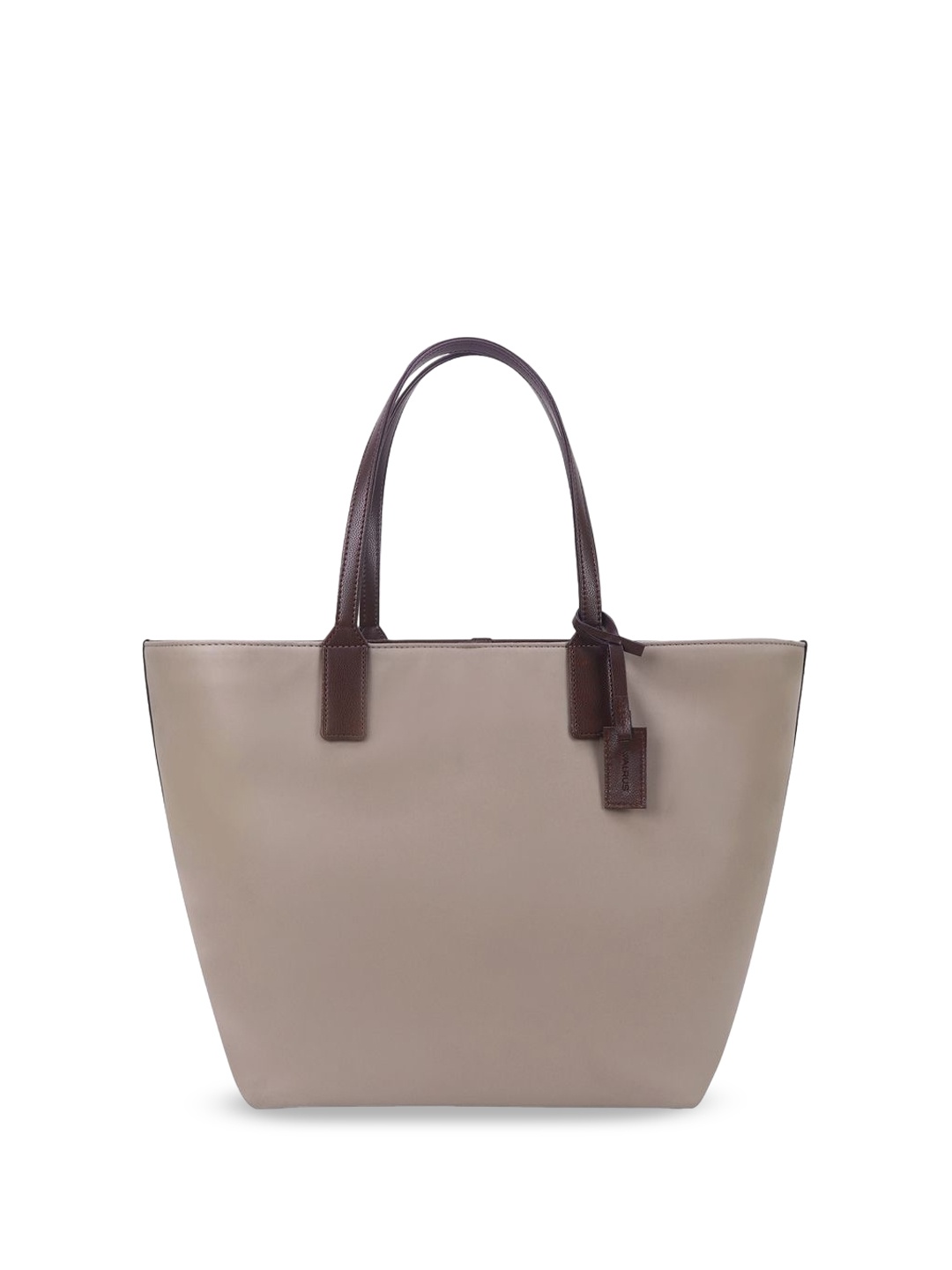 

Walrus Shopper Tote Bag with Tasselled, Beige