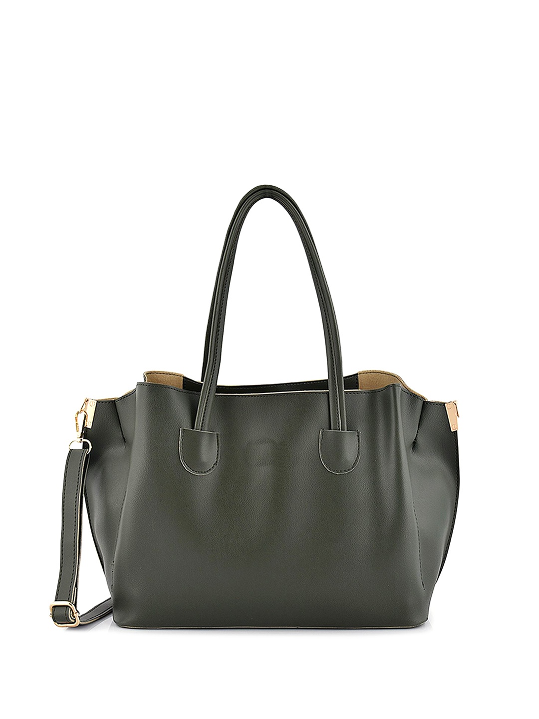 

Womanix PU Shopper Handheld Bag, Green