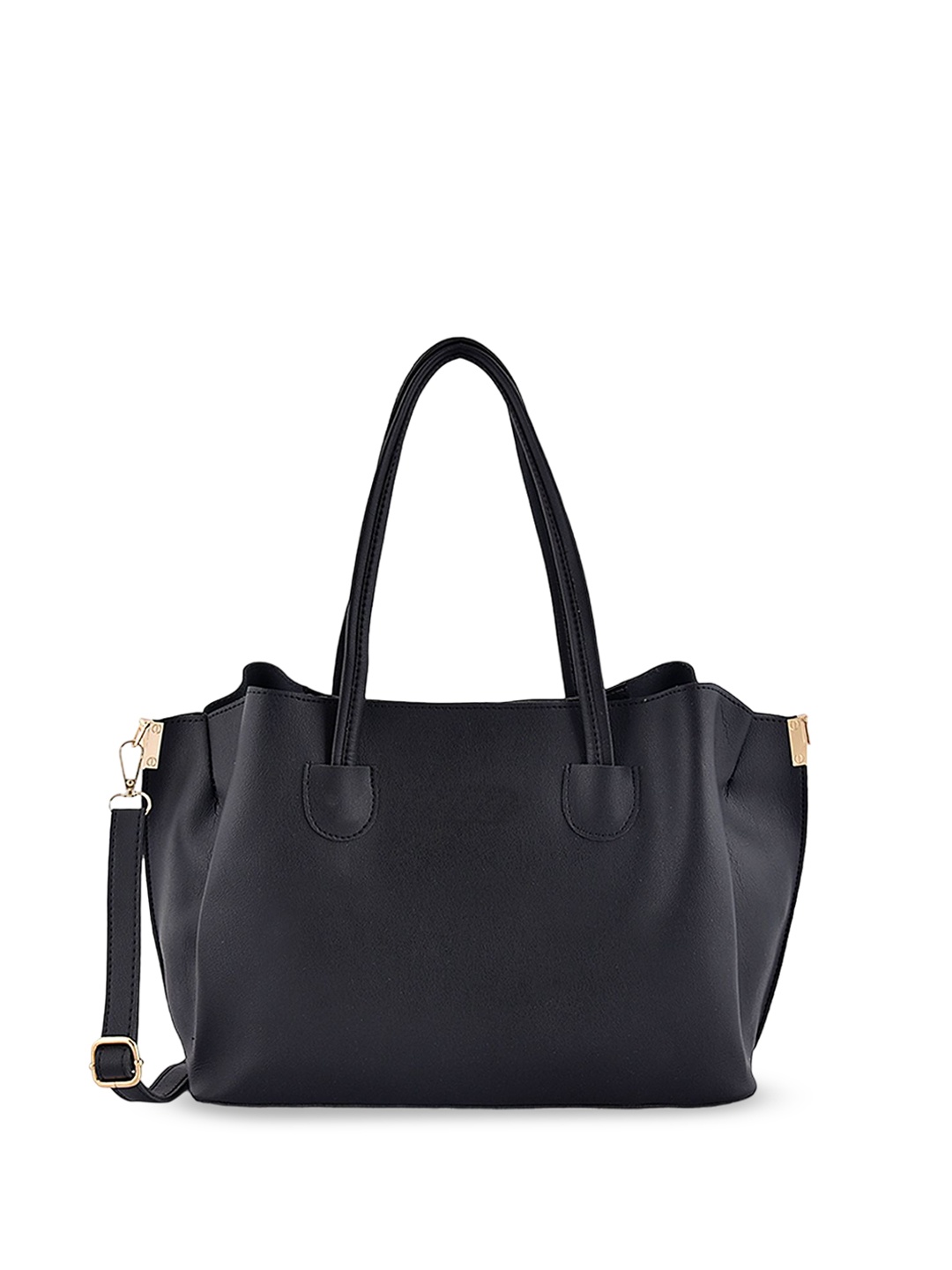

Womanix PU Shopper Shoulder Bag, Black