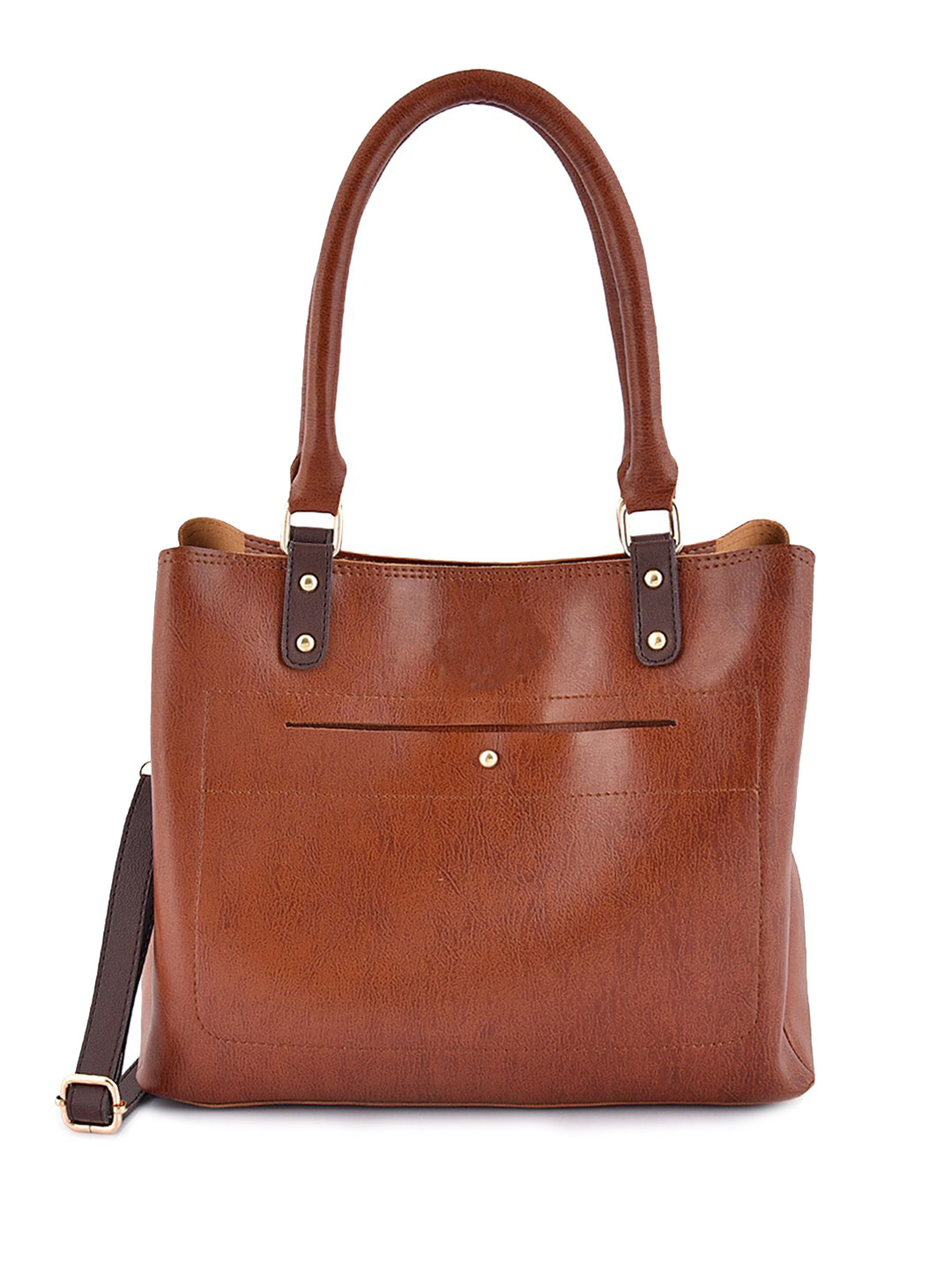 

Womanix PU Bucket Shoulder Bag, Tan